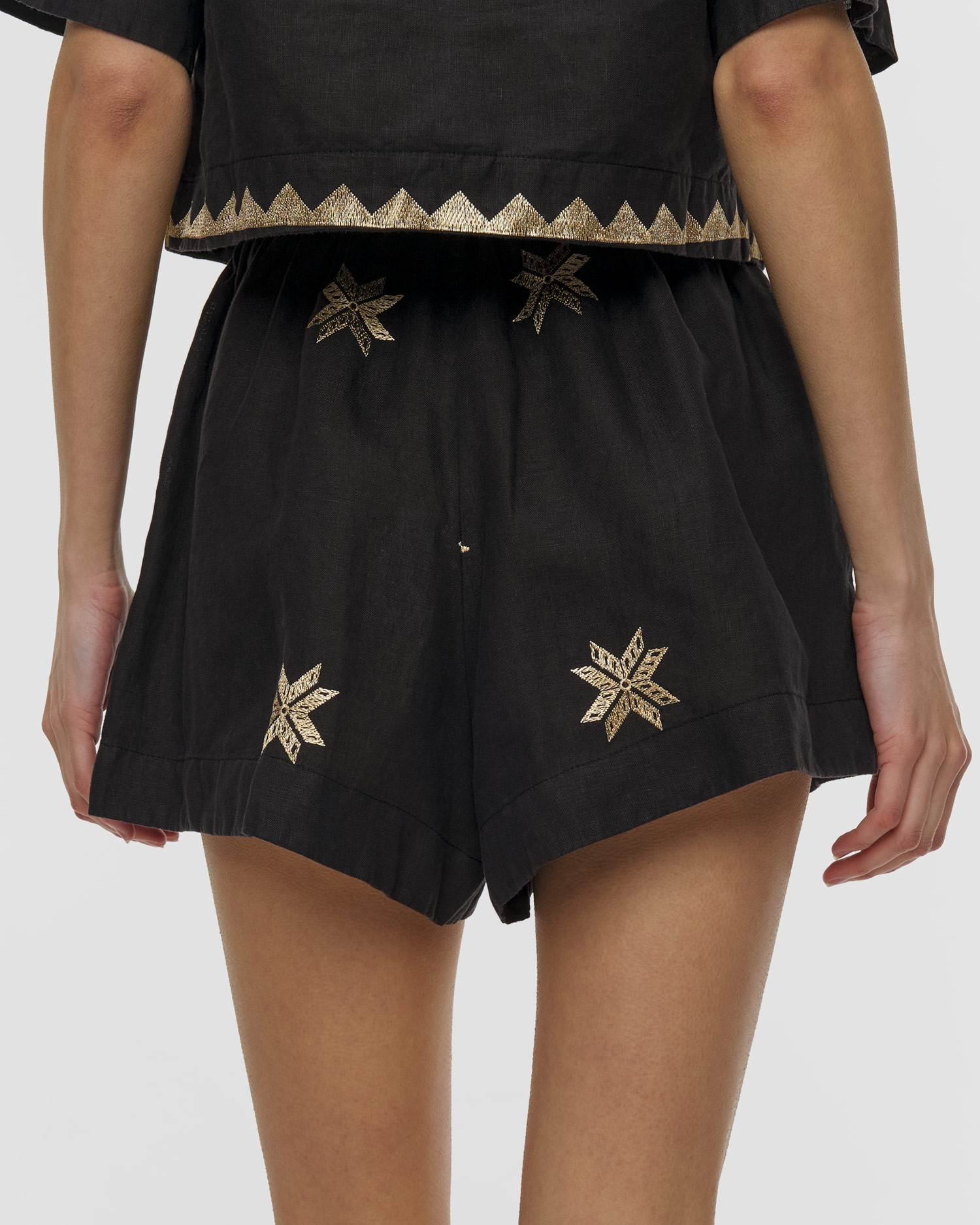Short en lin pour femmes Kori