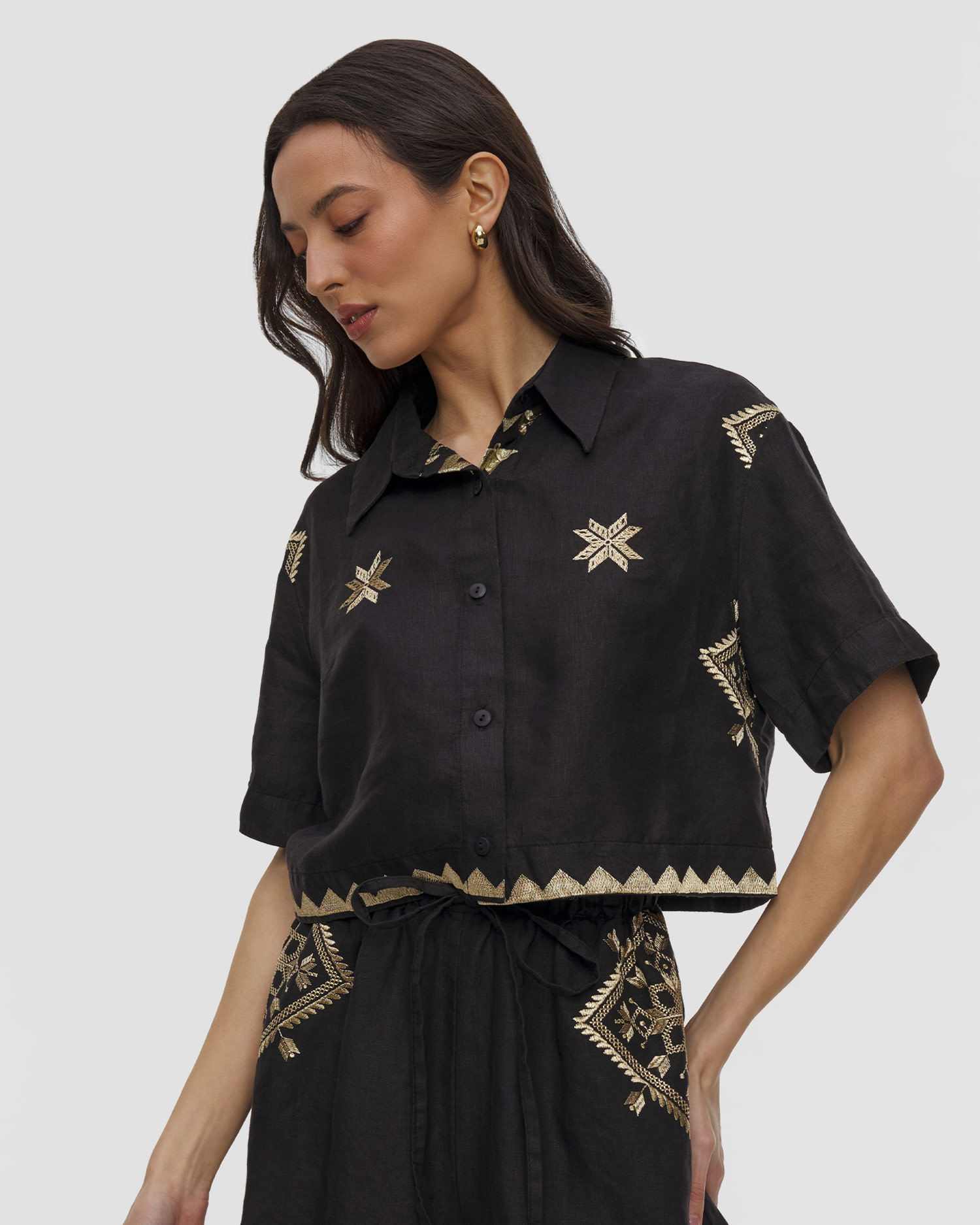 Chemise en lin pour femmes Kori