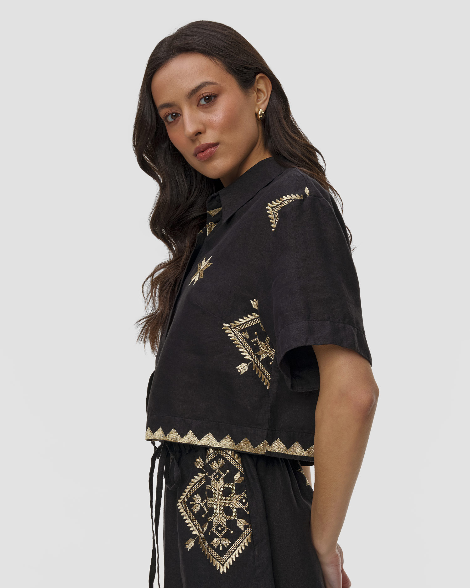 Chemise en lin pour femmes Kori