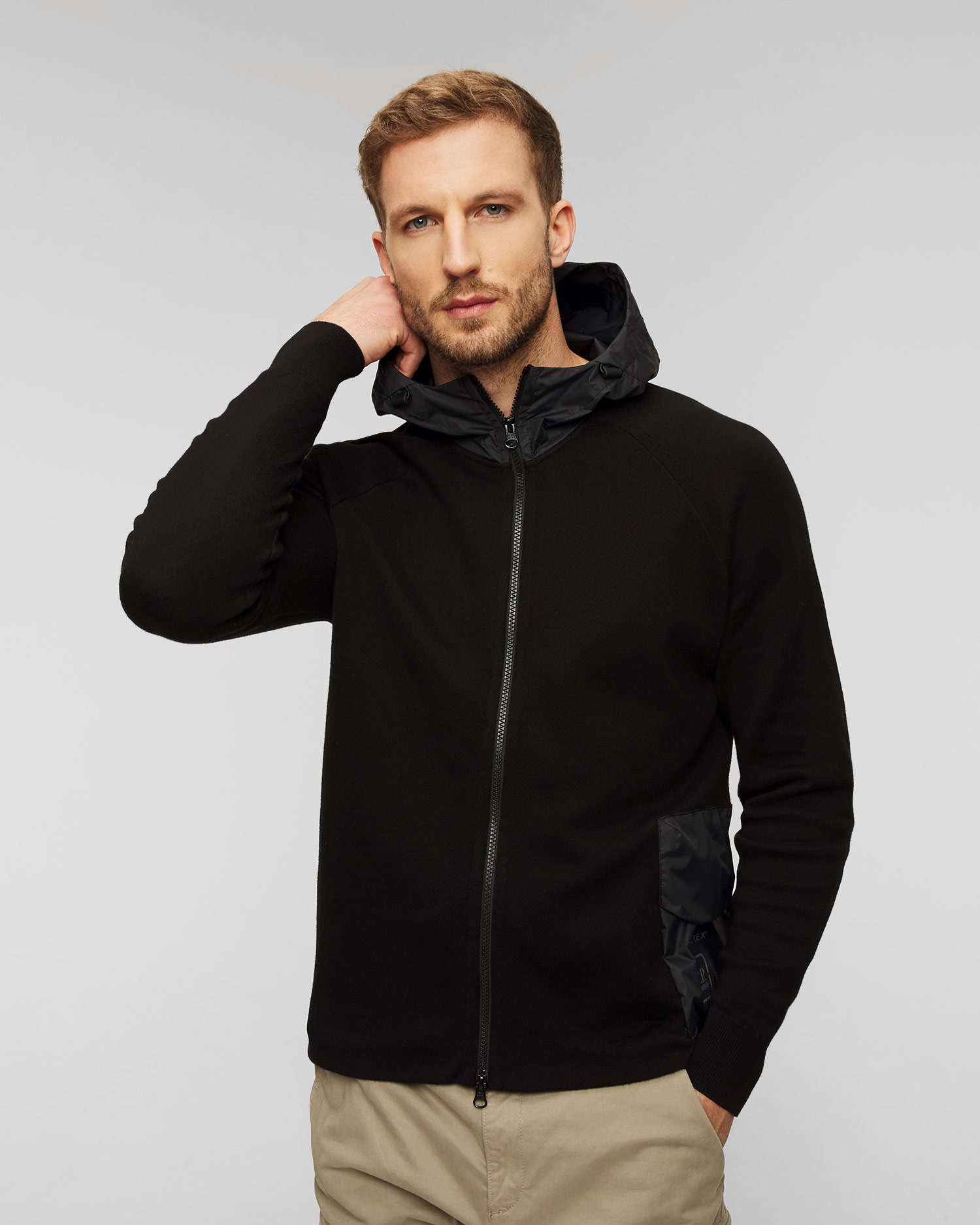 C.P. Company Schwarzer Kapuzenpullover für Herren