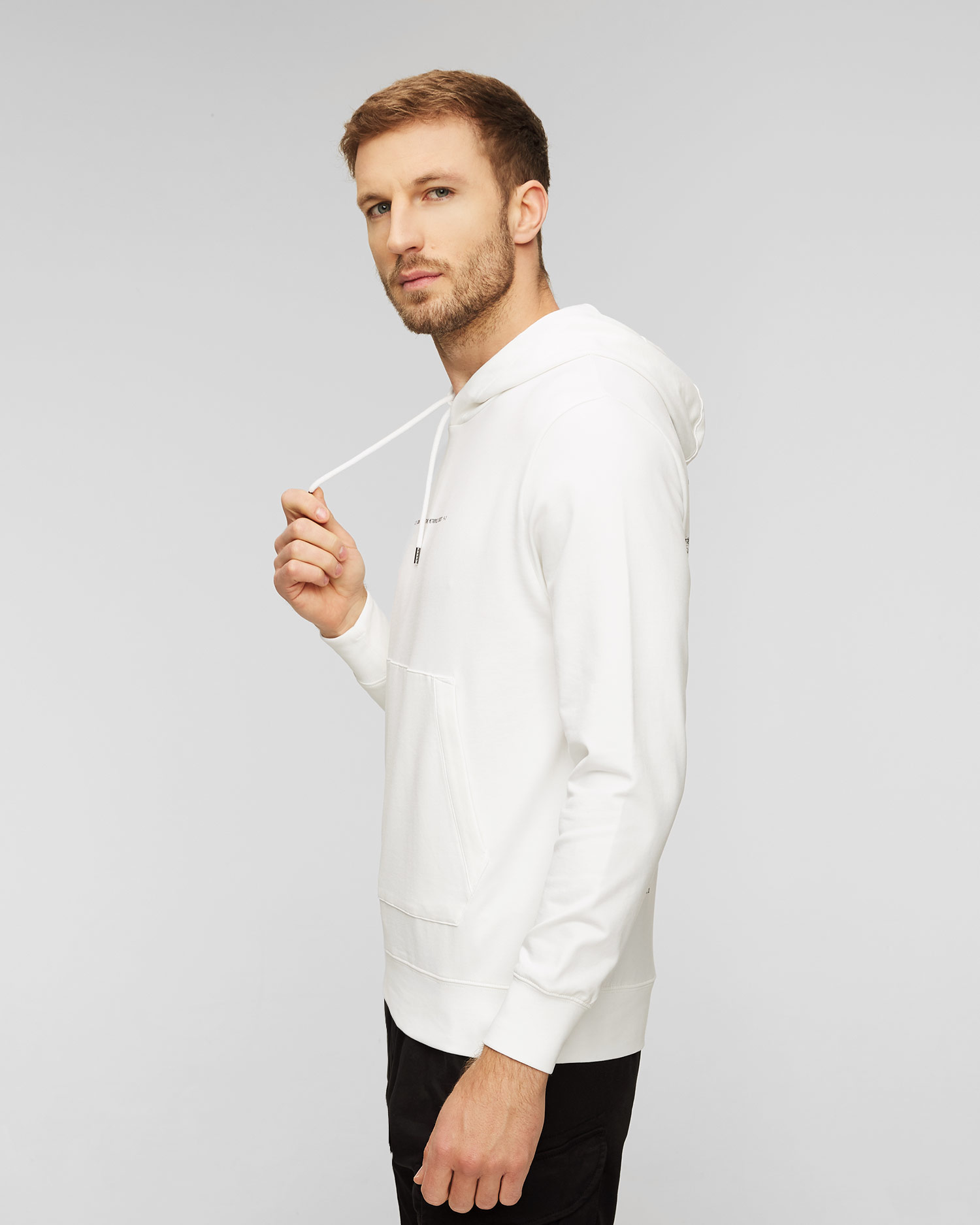 Pánska biela mikina s kapucňou C.P. Company