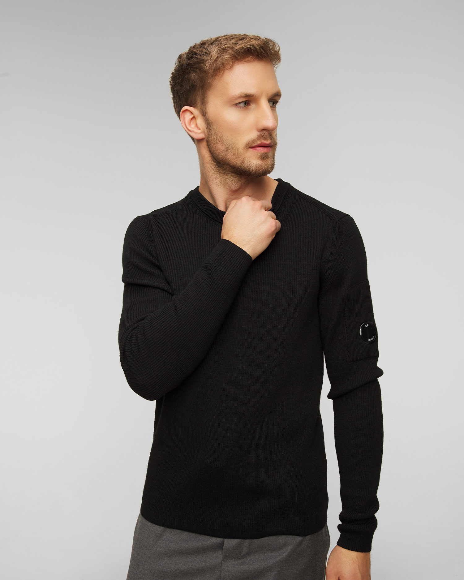 C.P. Company Wollpullover für Herren in Schwarz