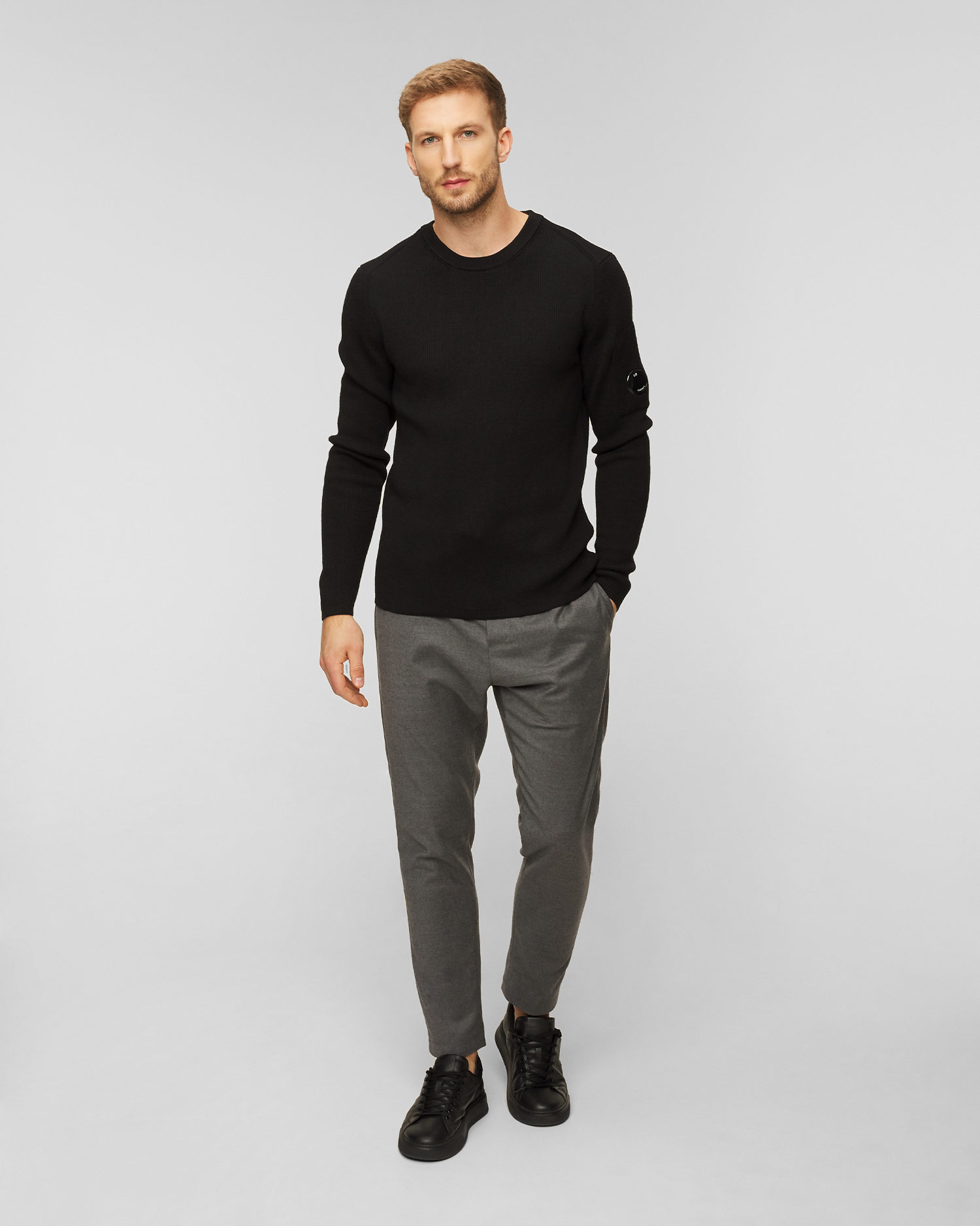 C.P. Company Wollpullover für Herren in Schwarz