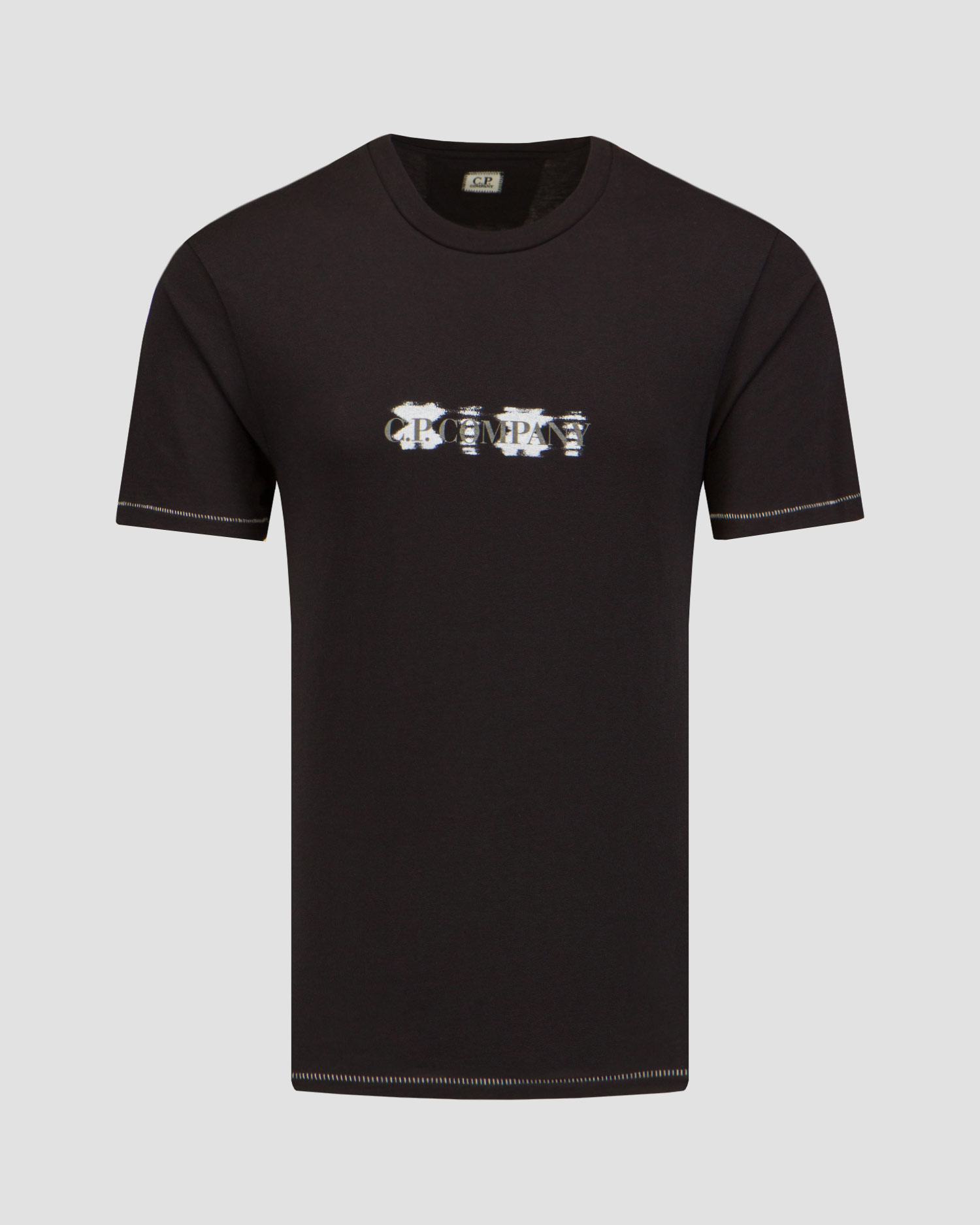 C.P. Company Herren-T-Shirt in Schwarz