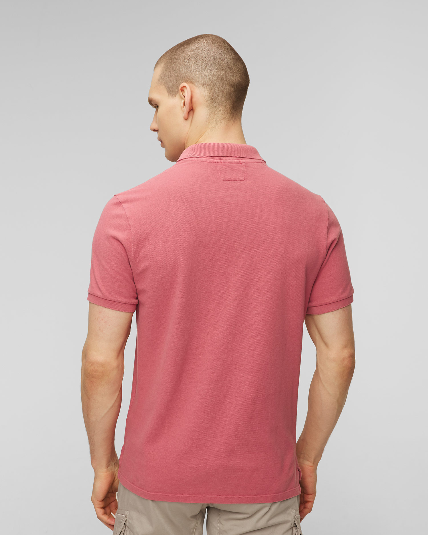 Tricou polo roz pentru bărbați C.P. Company