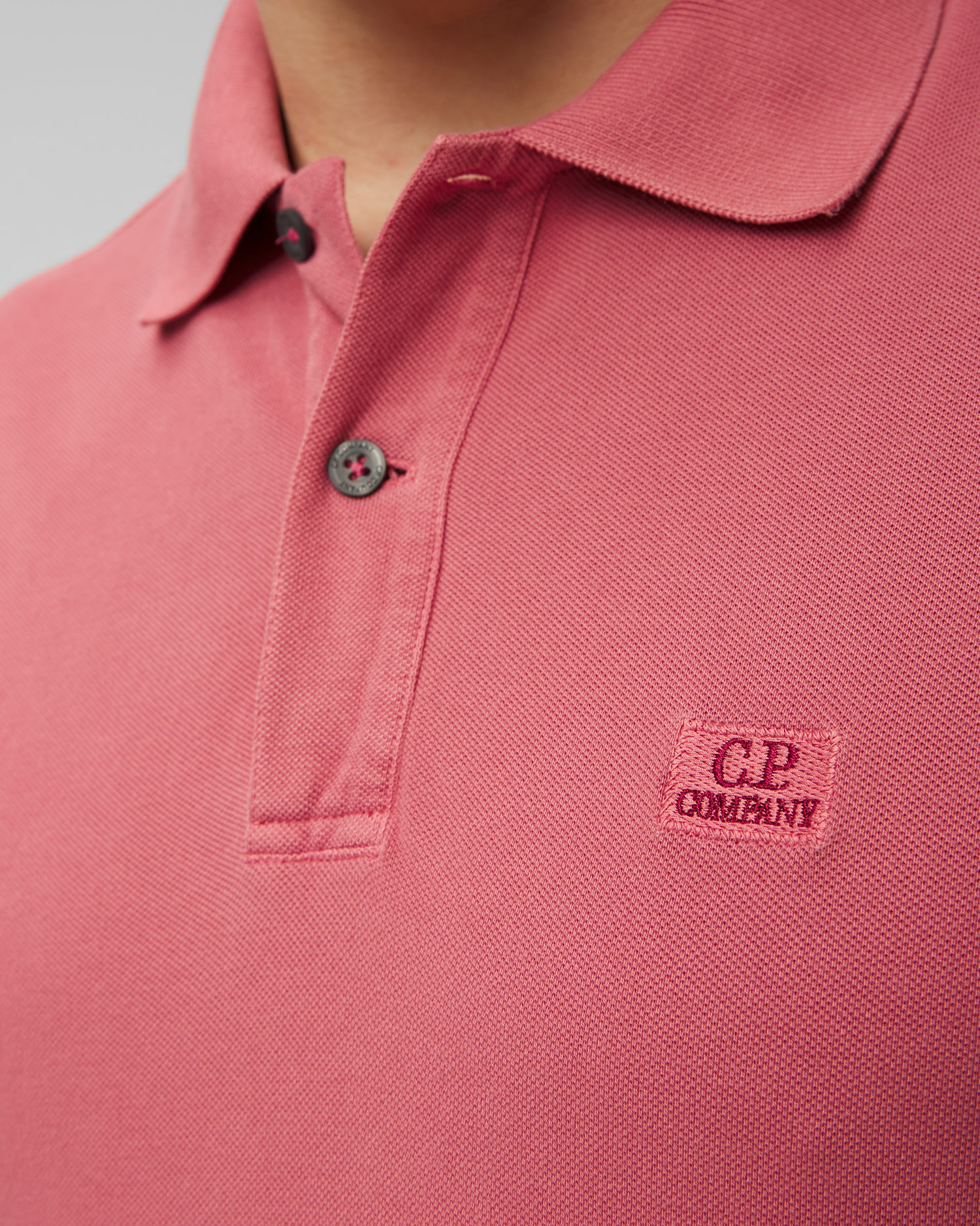 Tricou polo roz pentru bărbați C.P. Company
