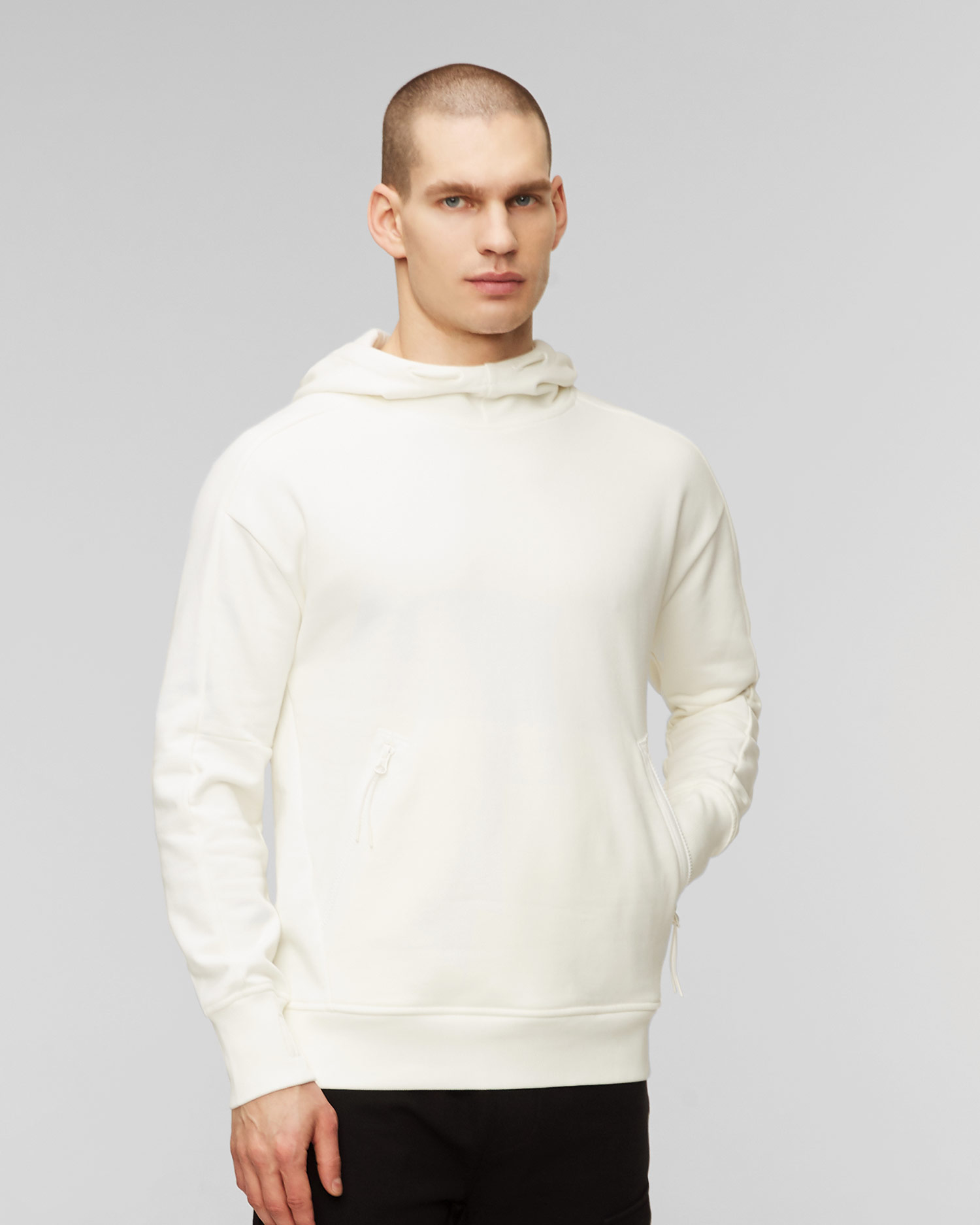 Hanorac alb pentru bărbați C.P. Company