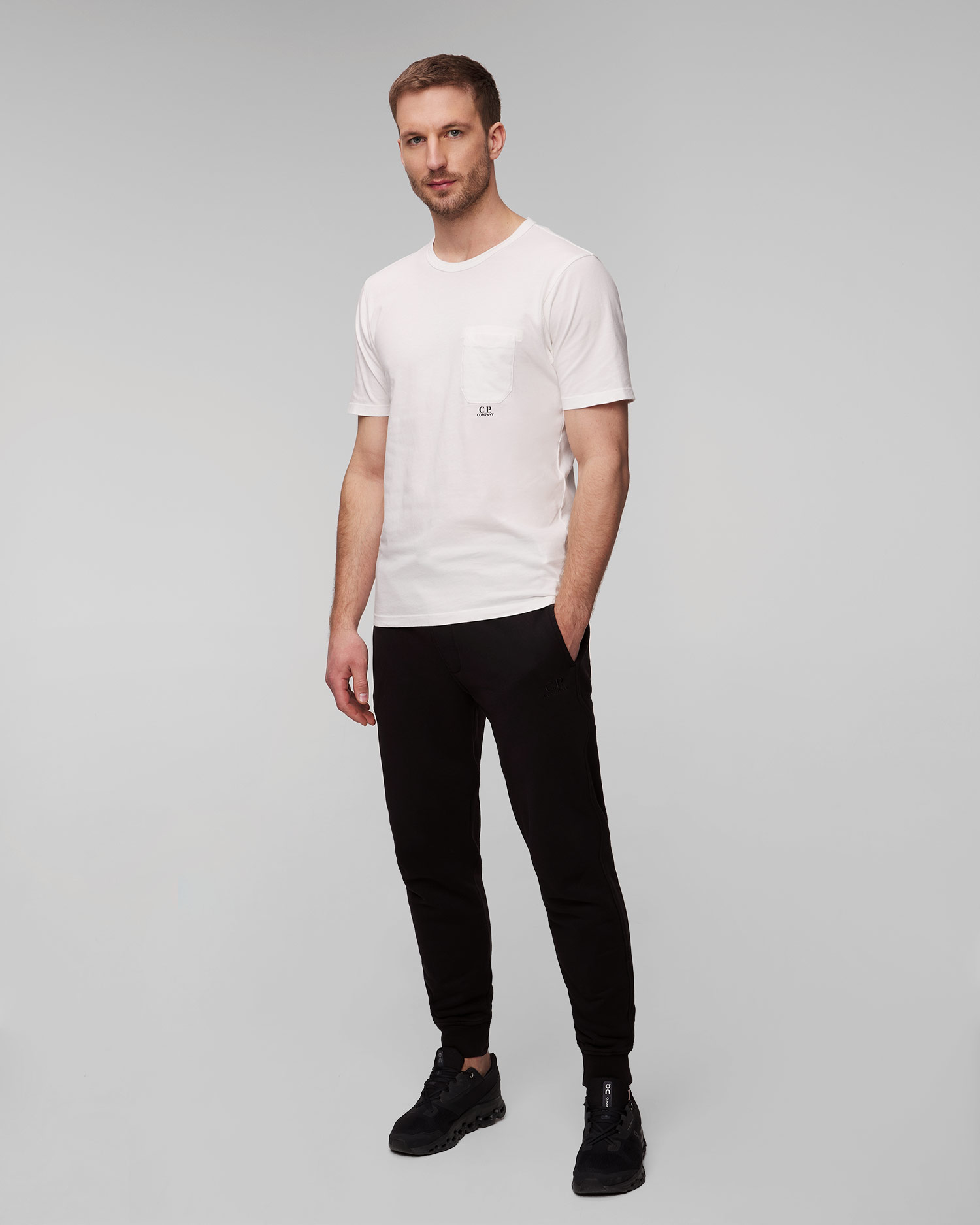 Bílé pánské tričko C.P. Company