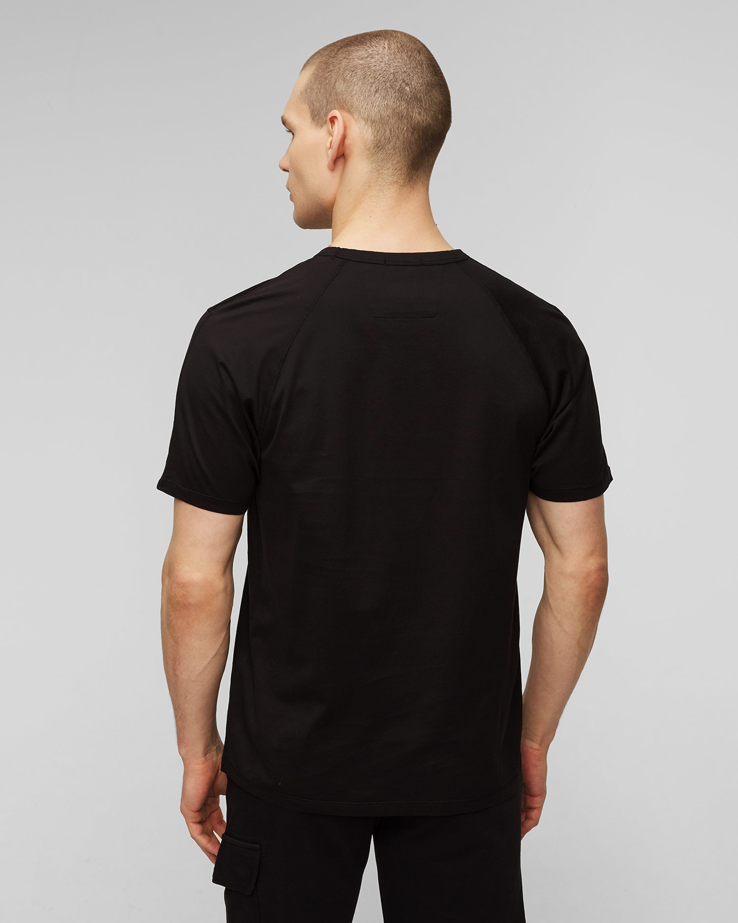 Tricou negru pentru bărbați C.P. Company
