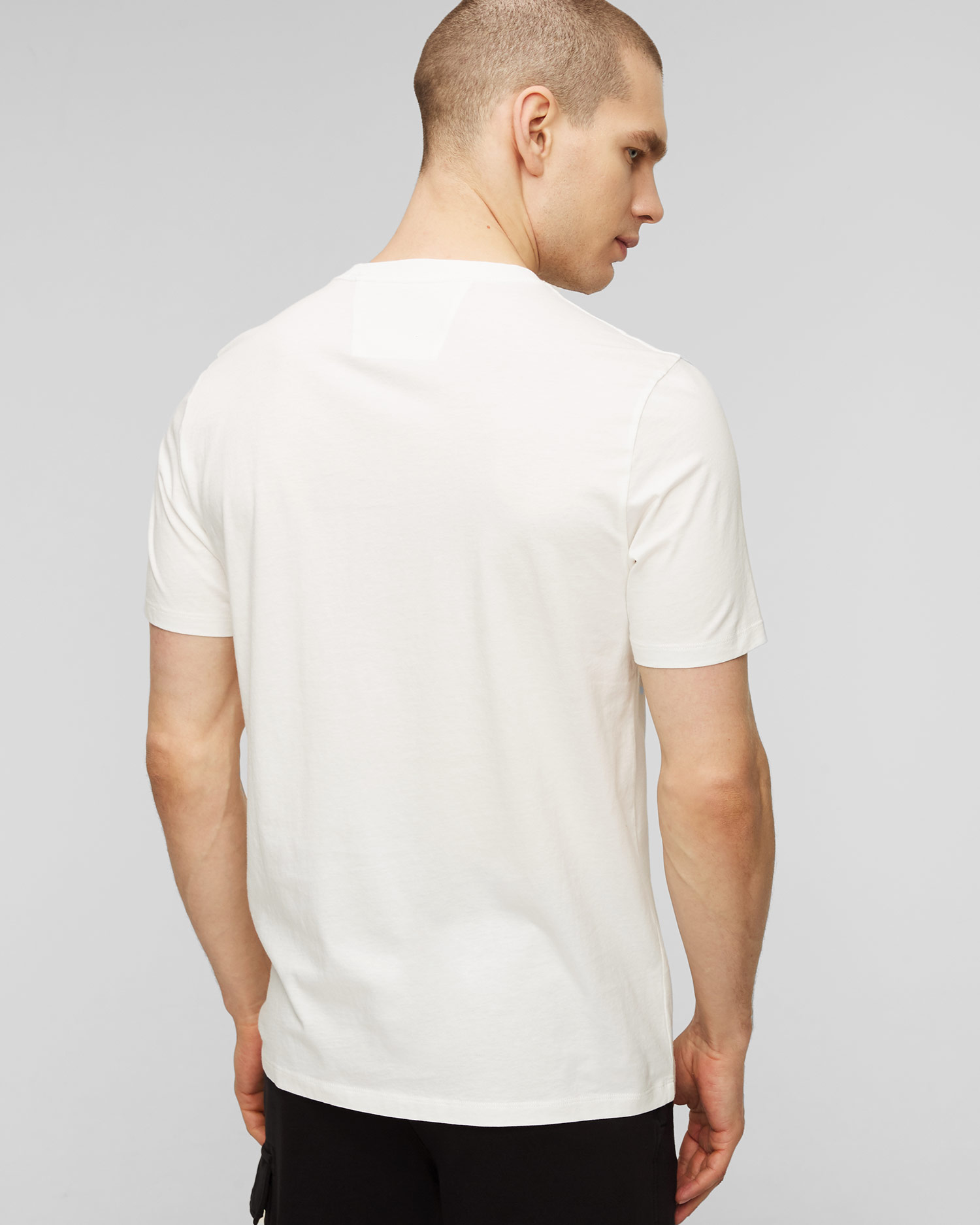 Tricou alb pentru bărbați C.P. Company