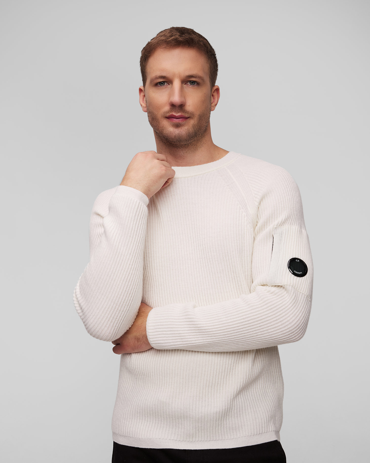 Wełniany sweter męski C.P. Company