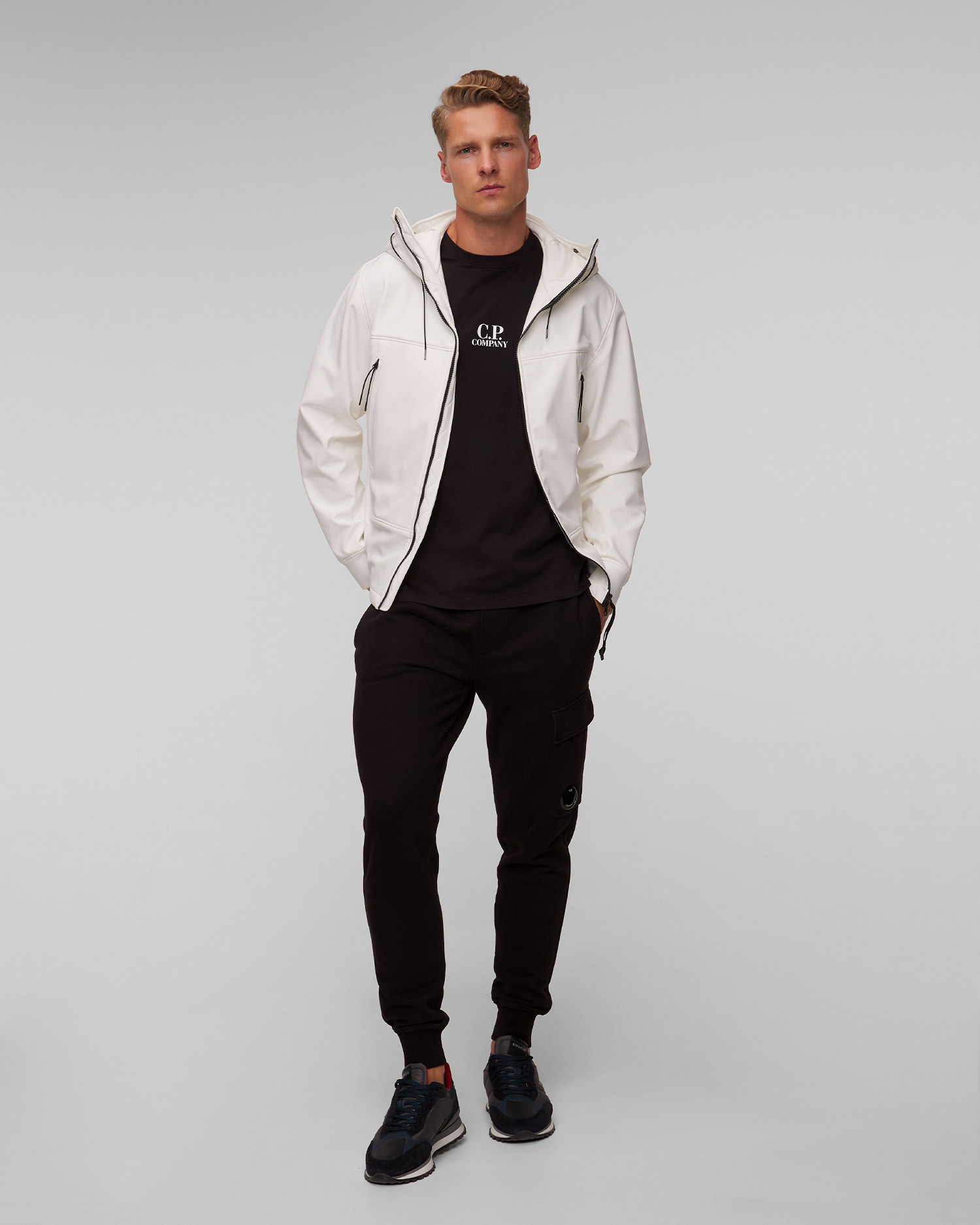 Giacca bianca da uomo C.P. Company