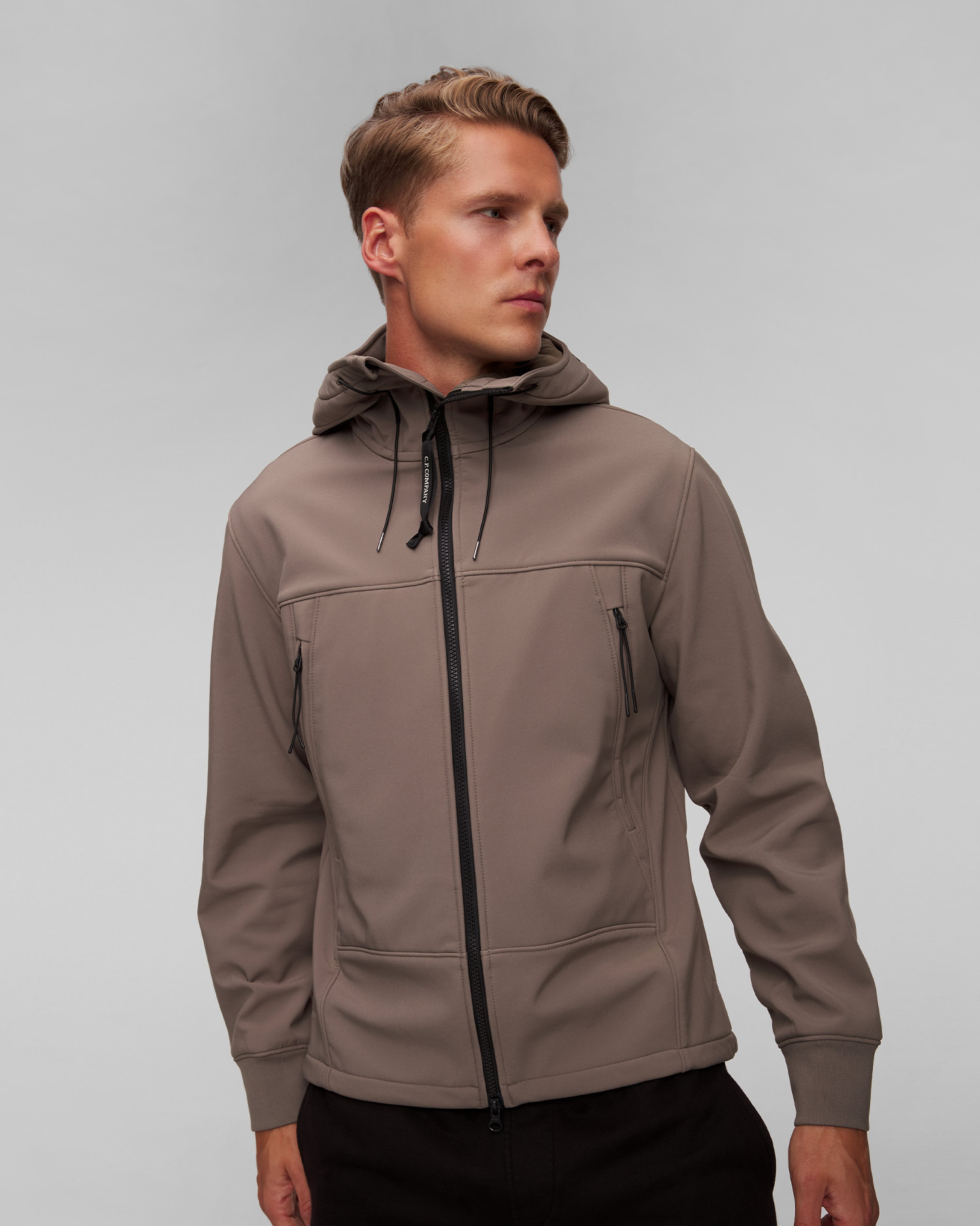 Giacca softshell da uomo C.P. Company, Colore/Disegno: Brązowy,Szary