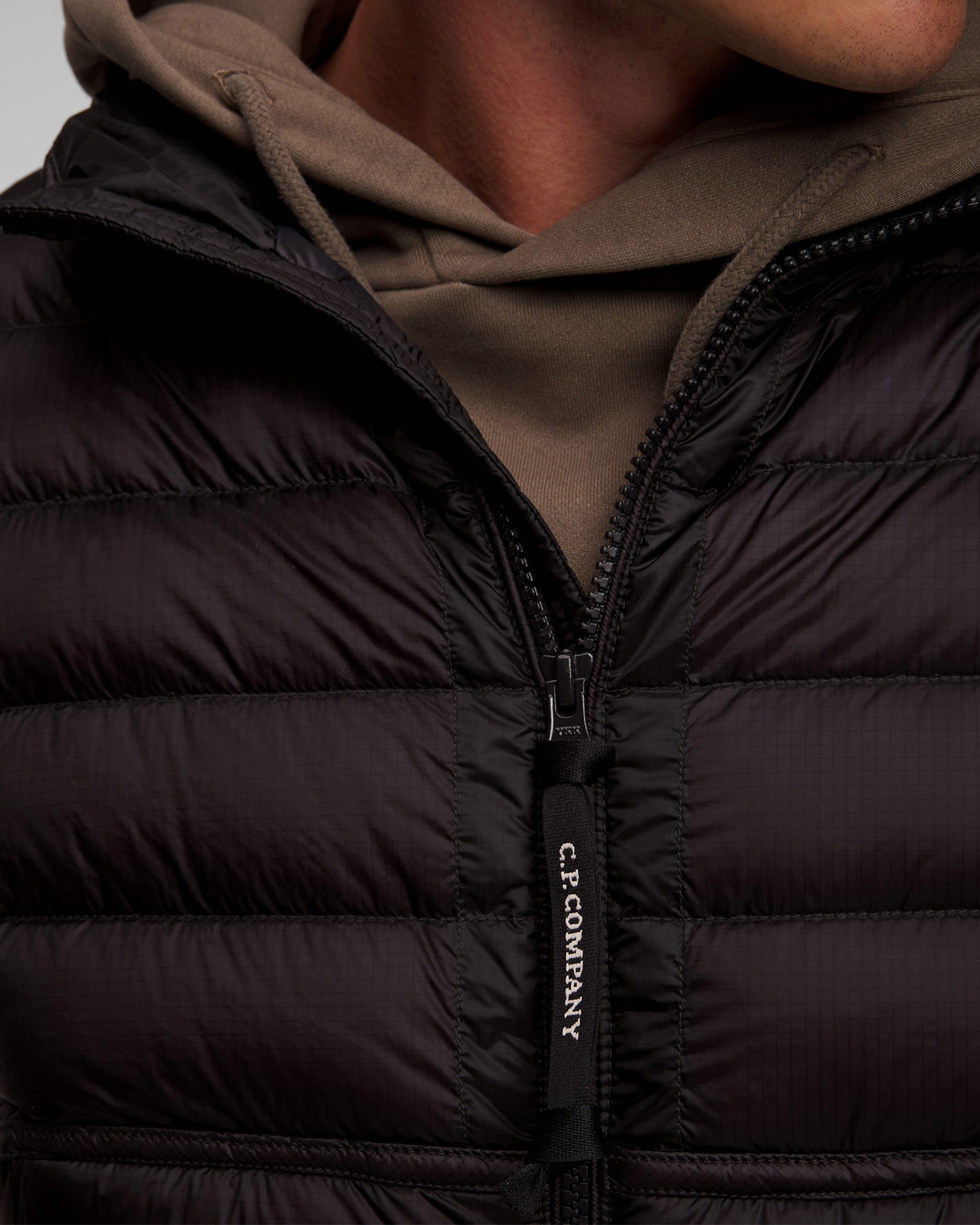 Men's black down gilet C.P. Company