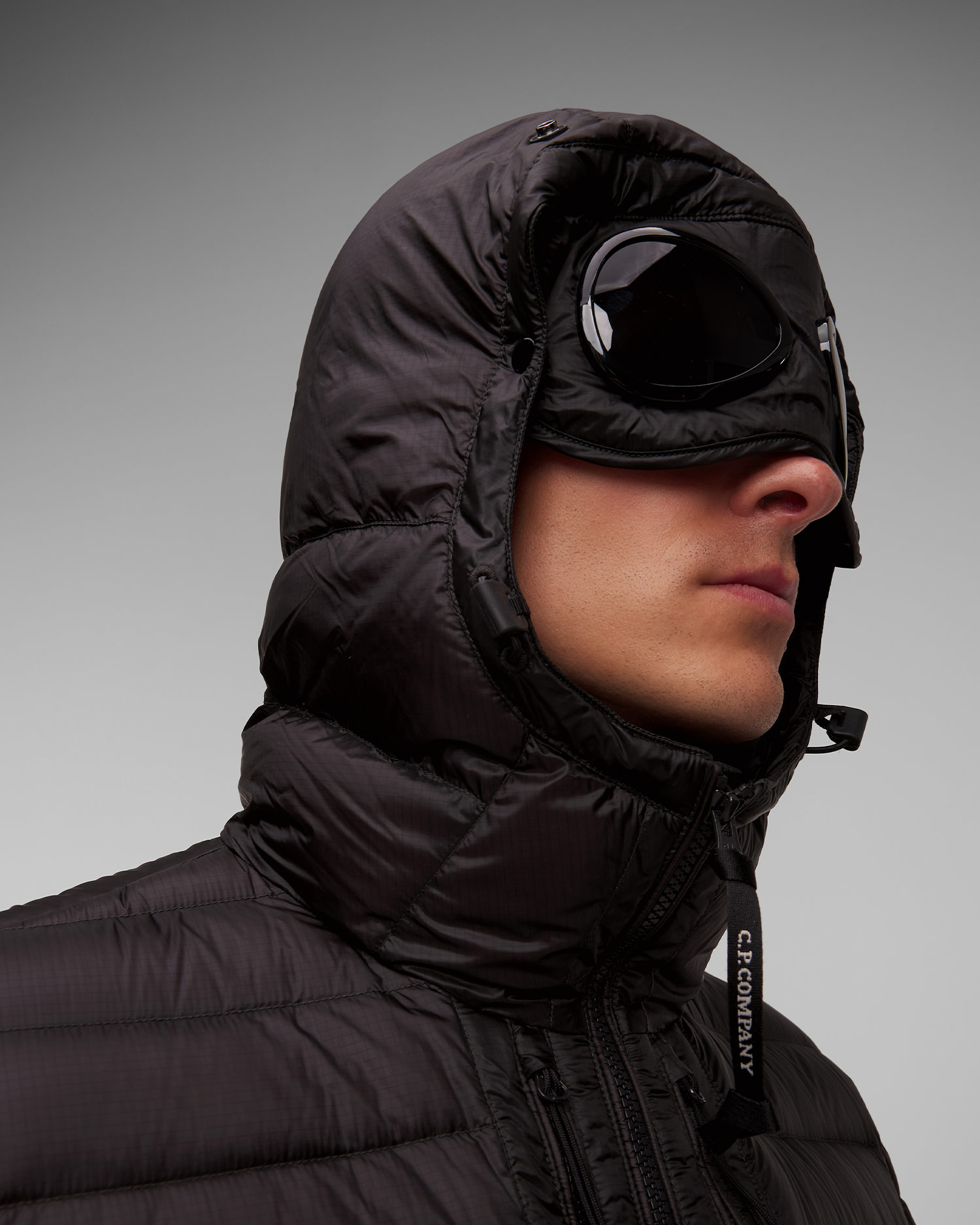 Piumino nero leggero da uomo C.P. Company