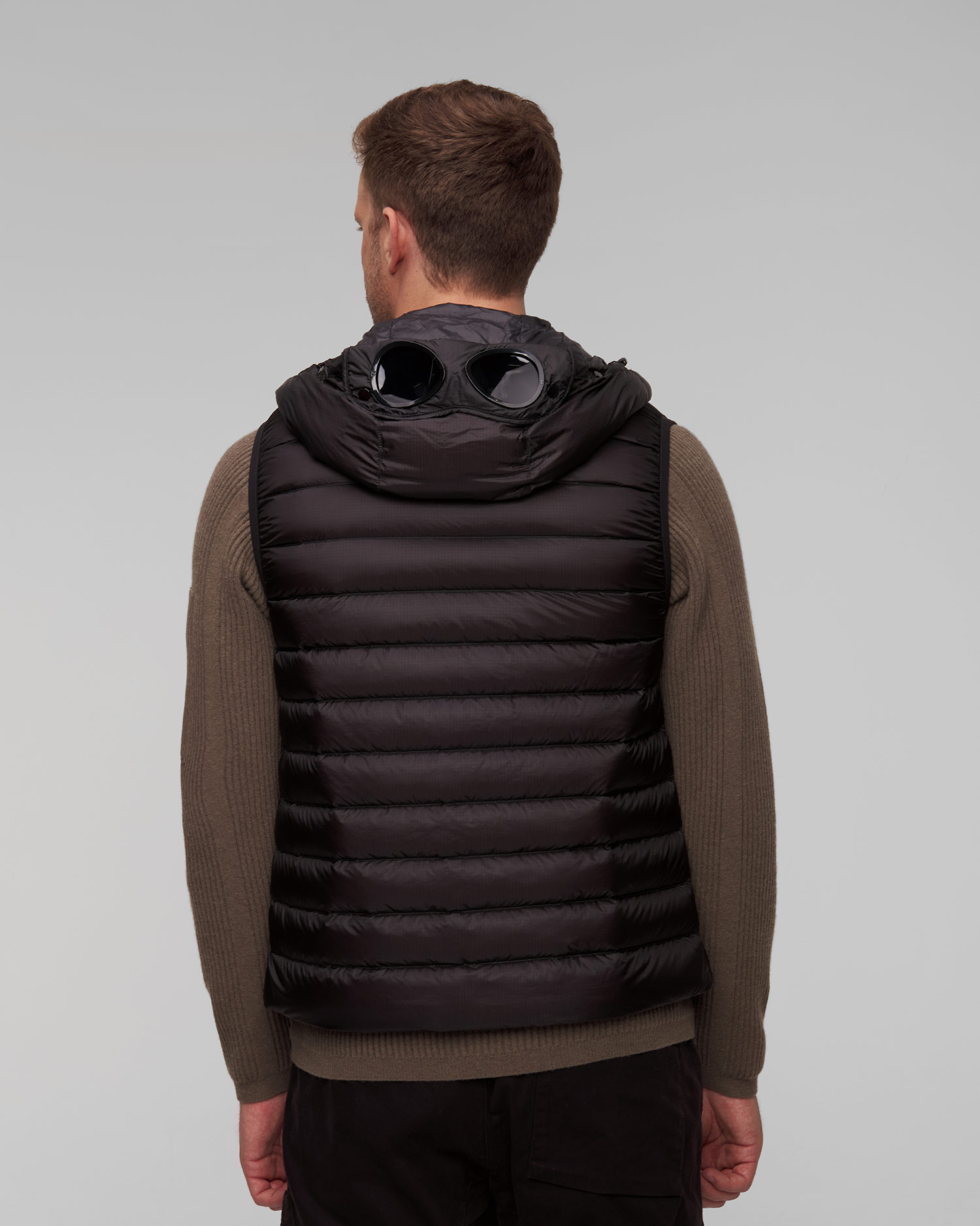 Men's black down gilet C.P. Company
