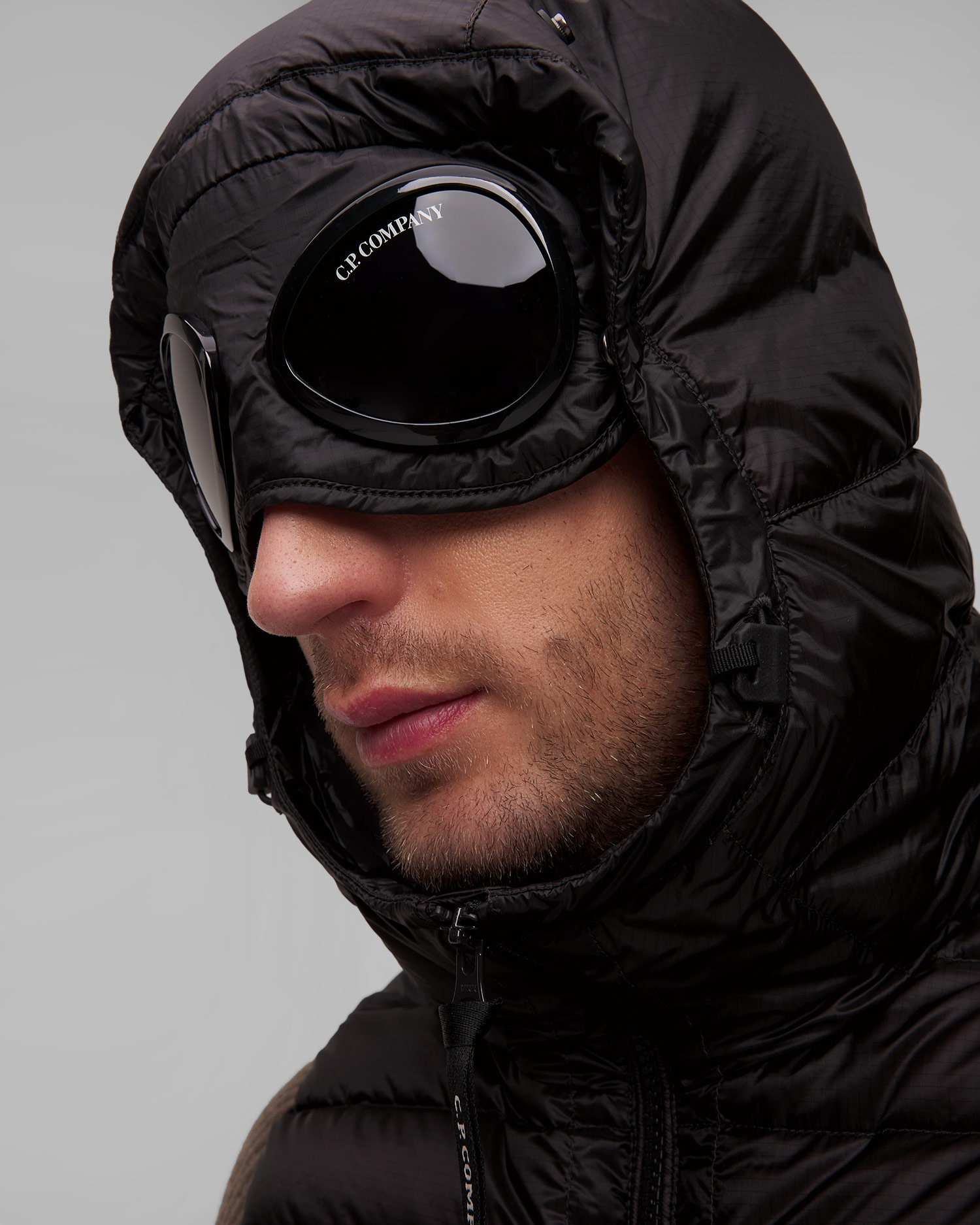 Men's black down gilet C.P. Company