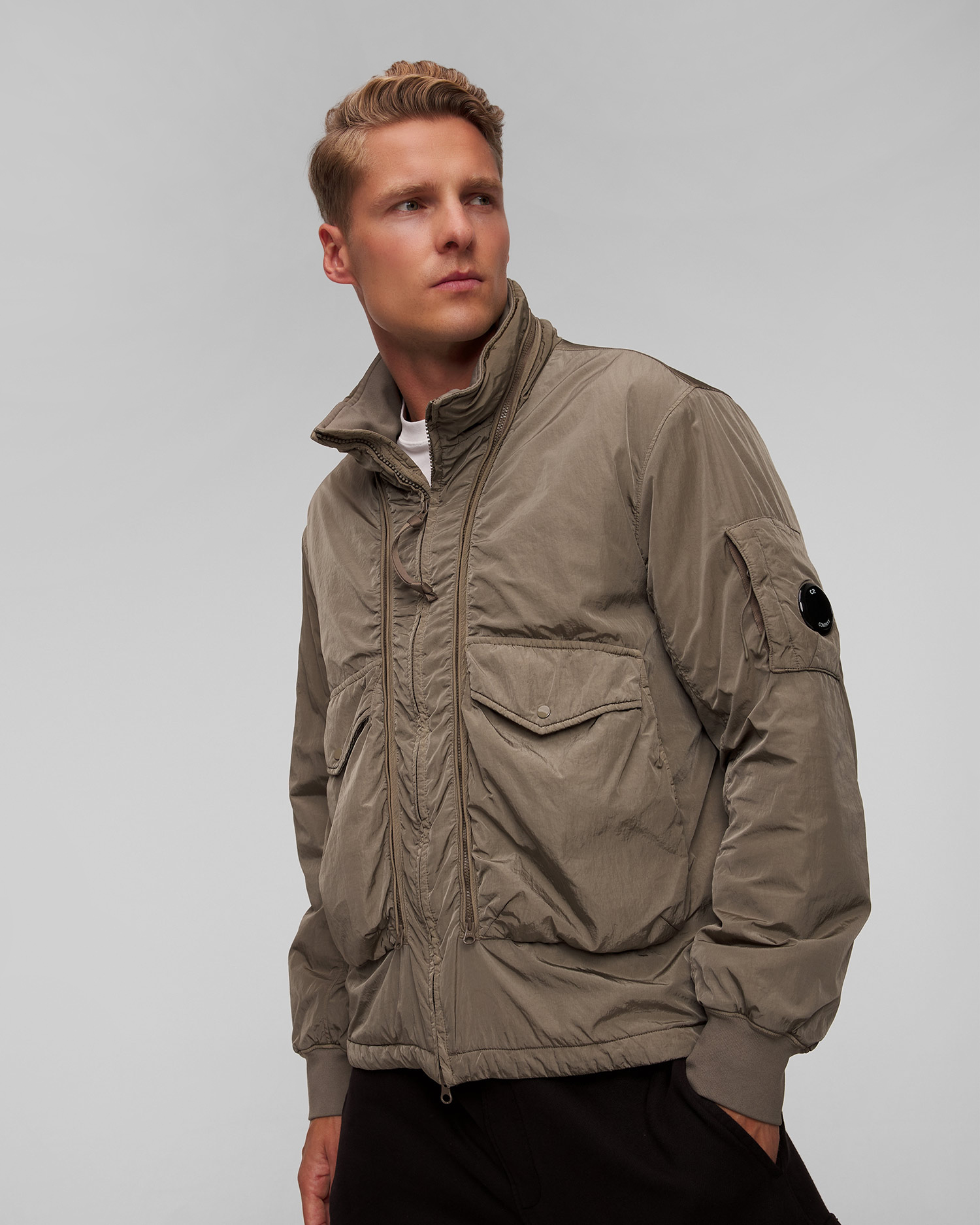 Giacca grigia da uomo C.P. Company