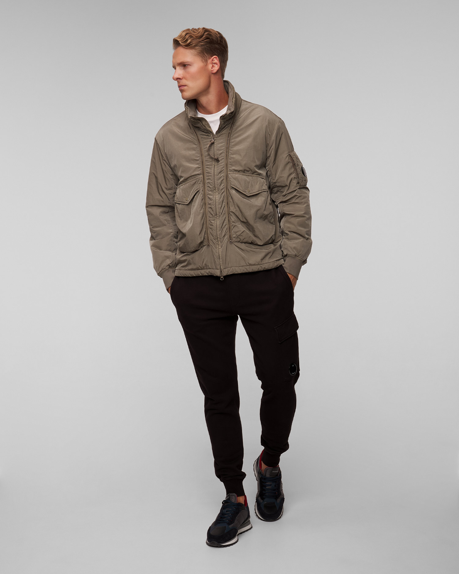 Giacca grigia da uomo C.P. Company