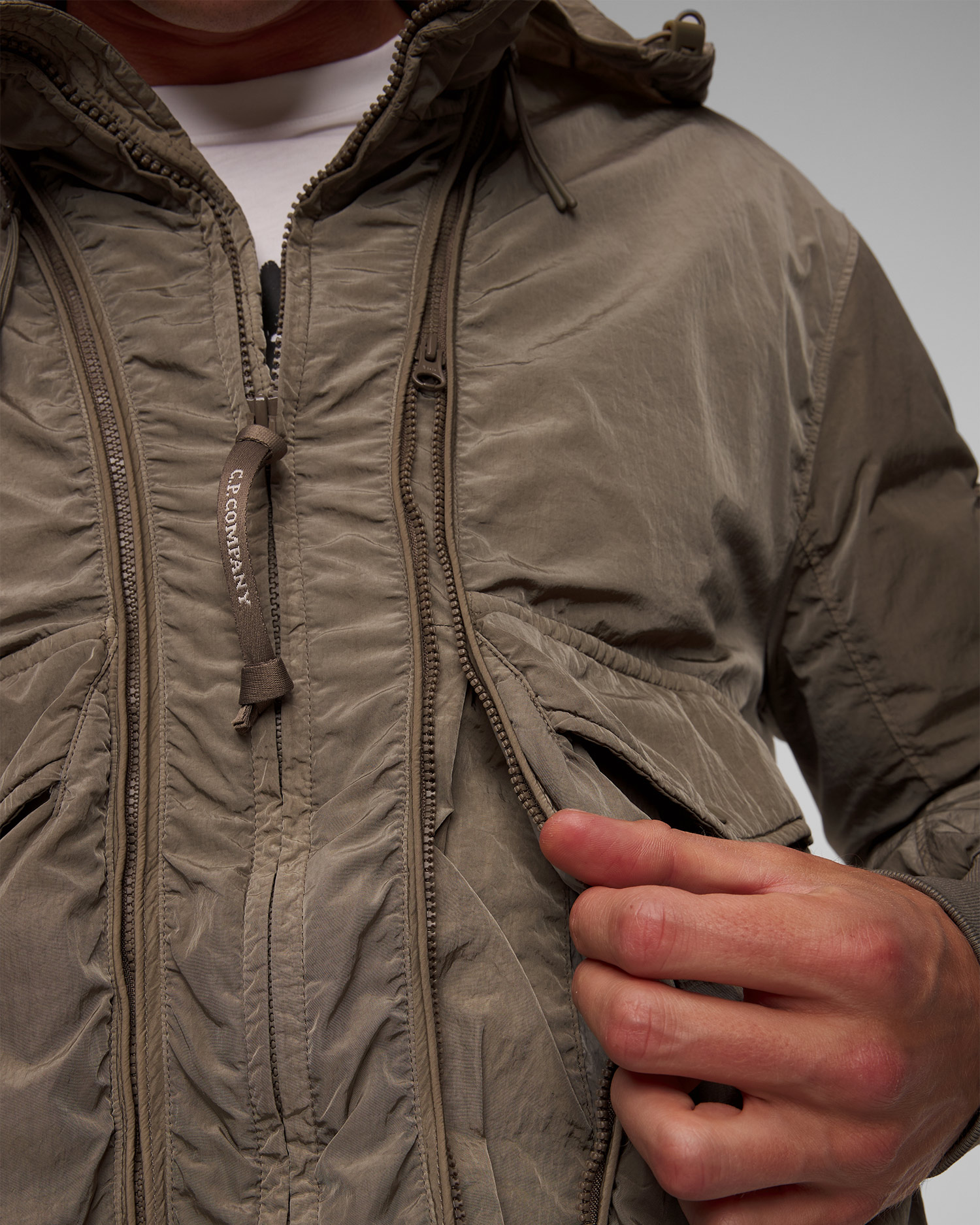 Giacca grigia da uomo C.P. Company