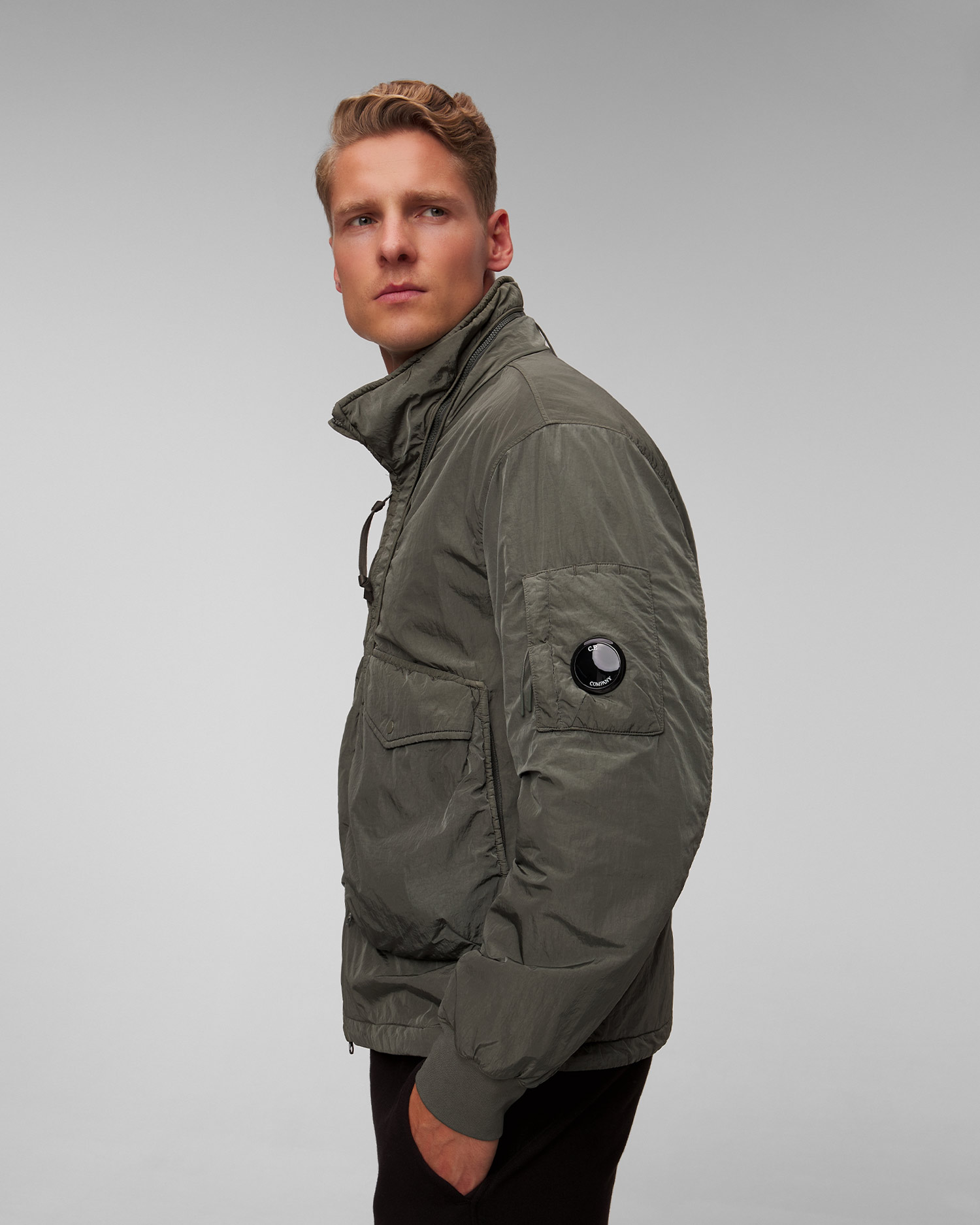 Giacca cachi da uomo C.P. Company