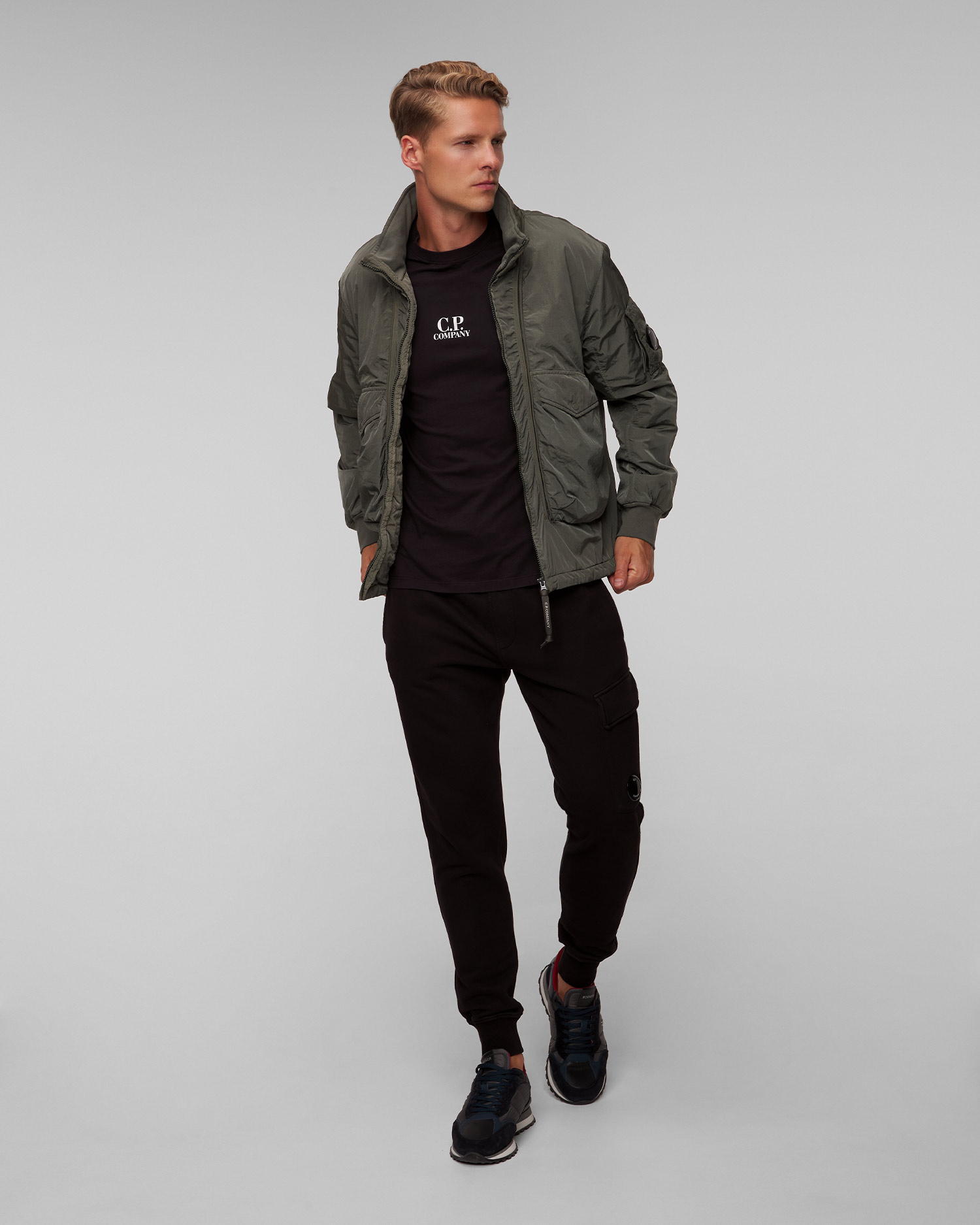 Giacca cachi da uomo C.P. Company