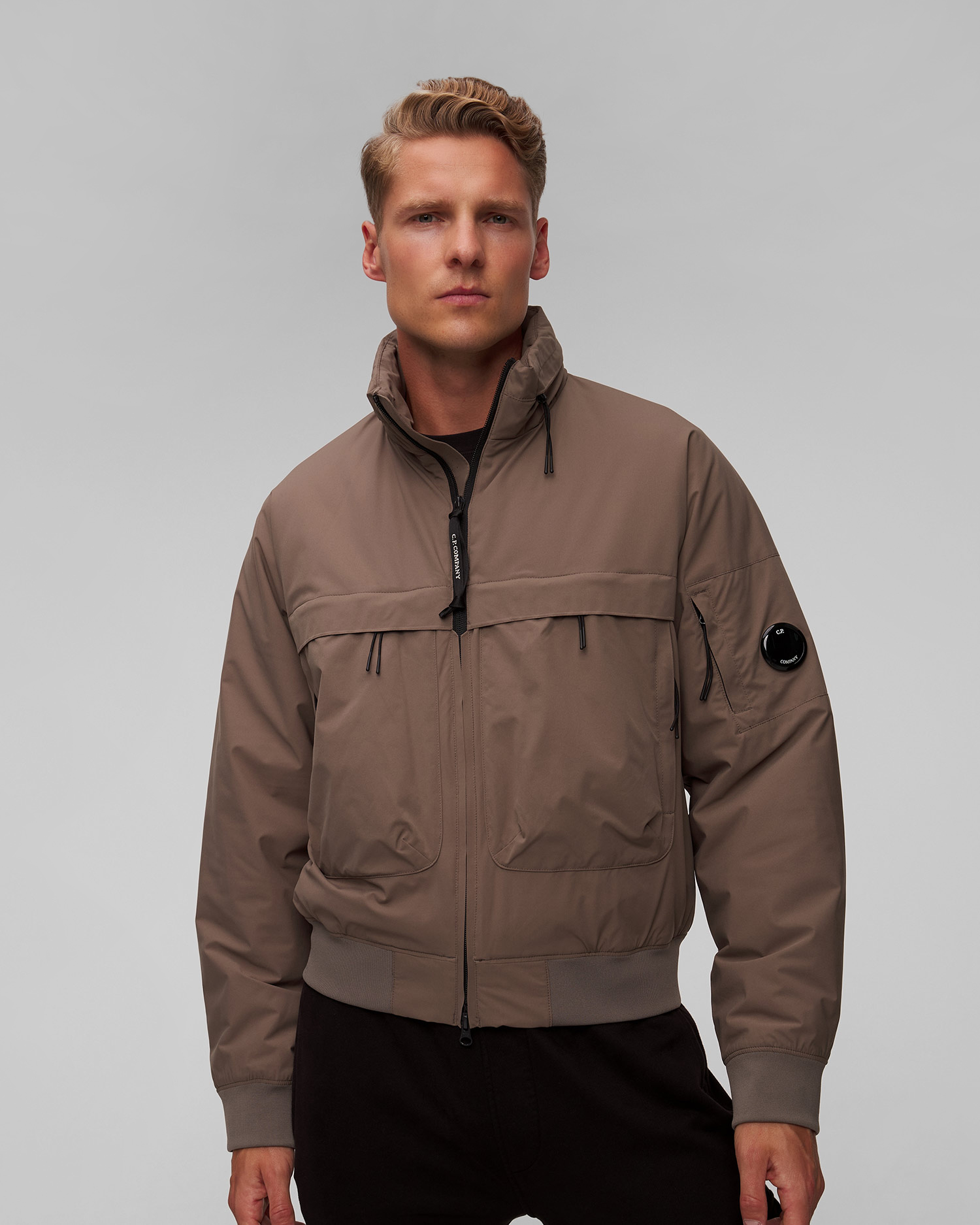 Men's jacket C.P. Company, Color/Pattern: Brązowy,Szary