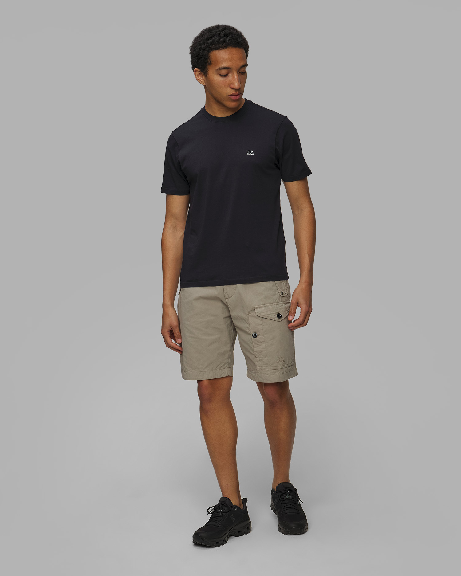 Pánske šortky C.P. Company Microreps Cargo Shorts khaki