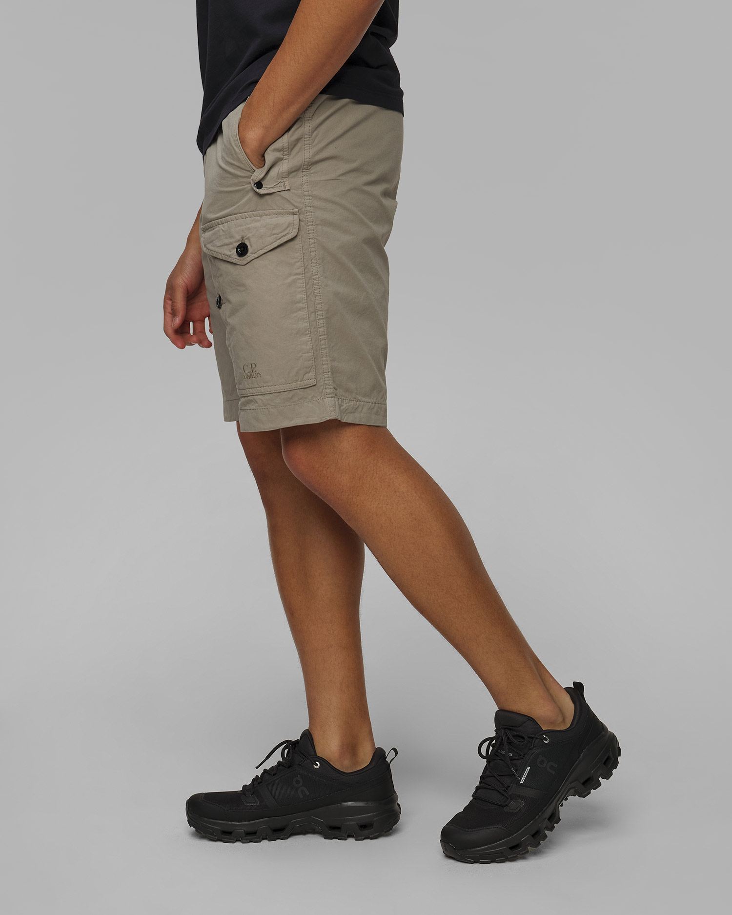 Pánske šortky C.P. Company Microreps Cargo Shorts khaki