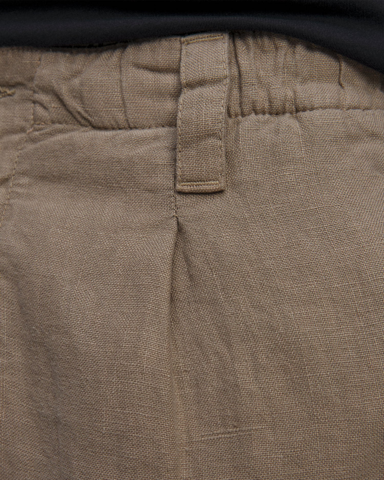 Pánske šortky C.P. Company Linen Sack Cargo khaki