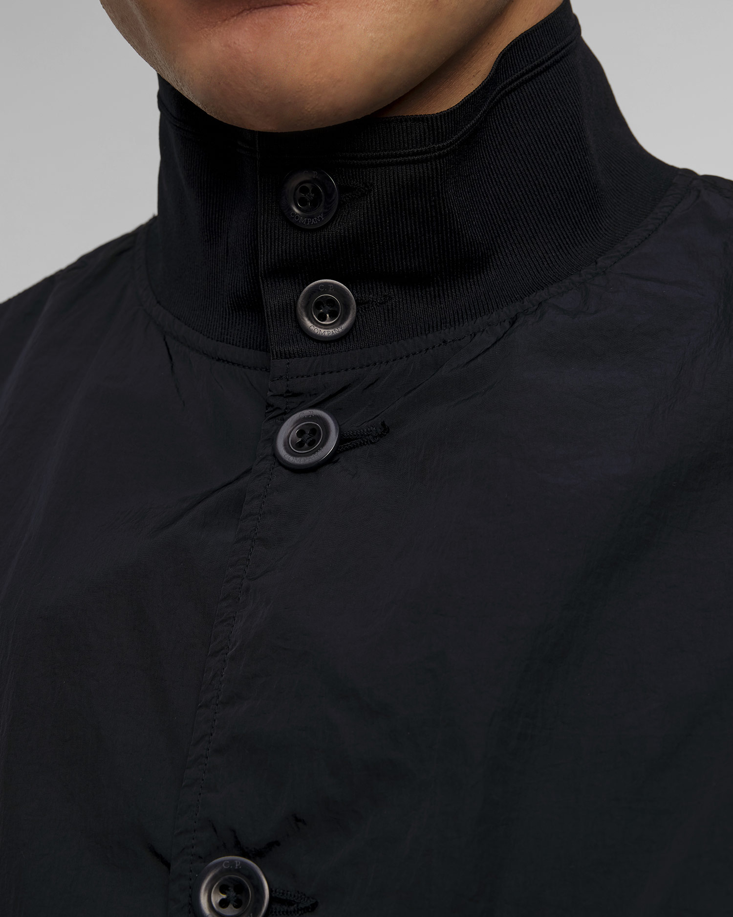 Kurtka męska C.P. Company Chrome-R Full Button Jacket granatowa