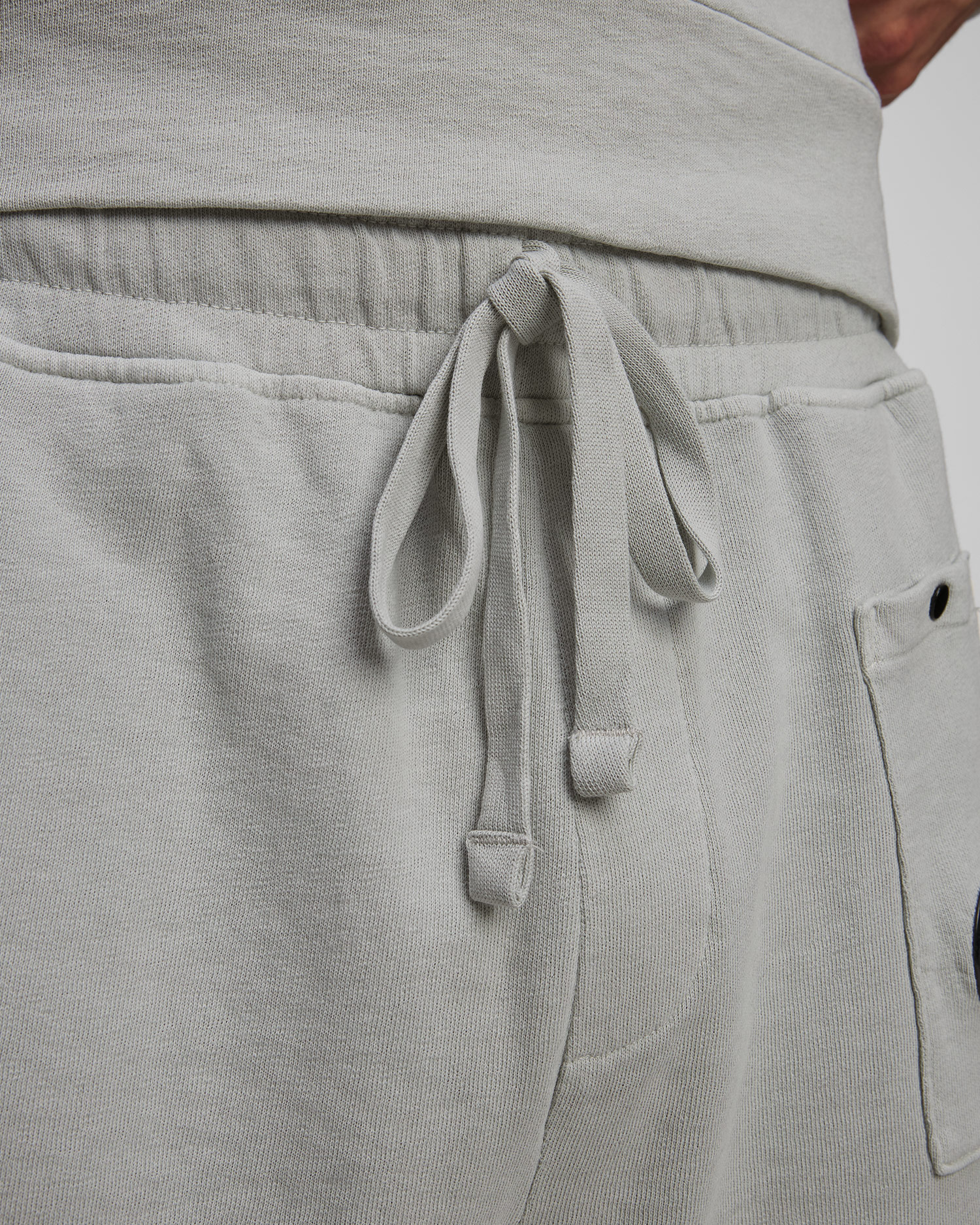 Pánské kraťasy C.P. Company Malfile Fleece Shorts v Šedé Barvě