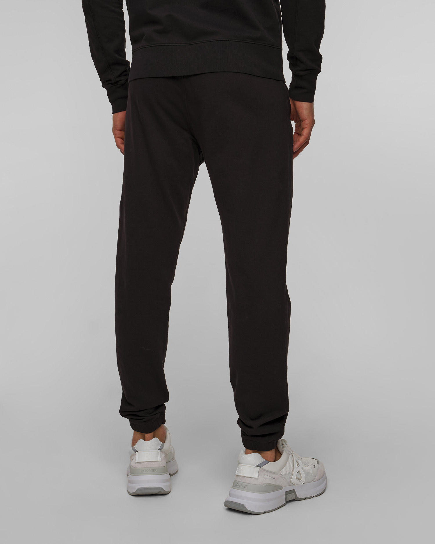 Pantaloni de trening pentru bărbați C.P. Company Light Fleece Logo Sweatpants negri
