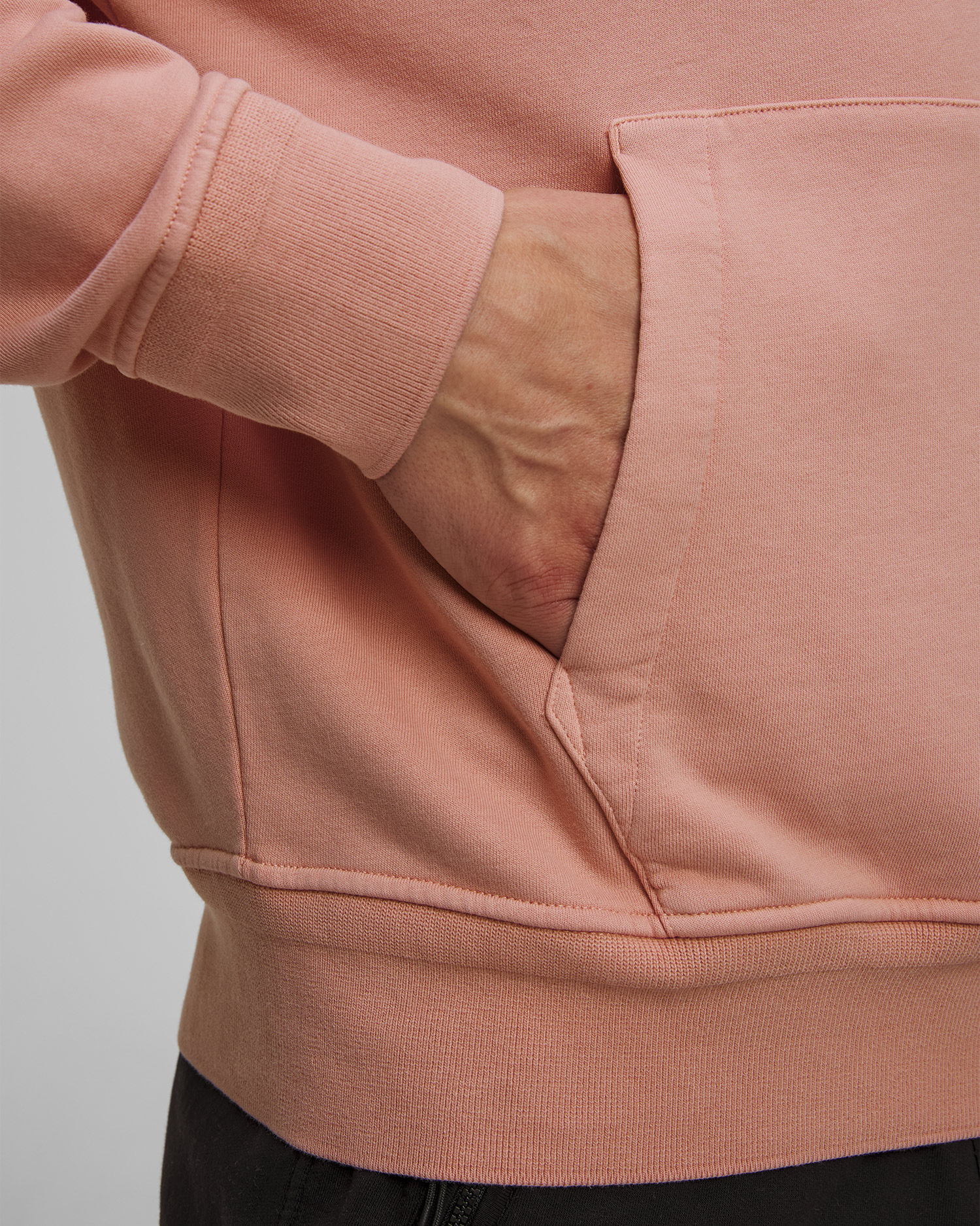 Men's sweatshirt C.P. Company Cotton Diagonal Fleece Resist Dyed Hooded Lens pink