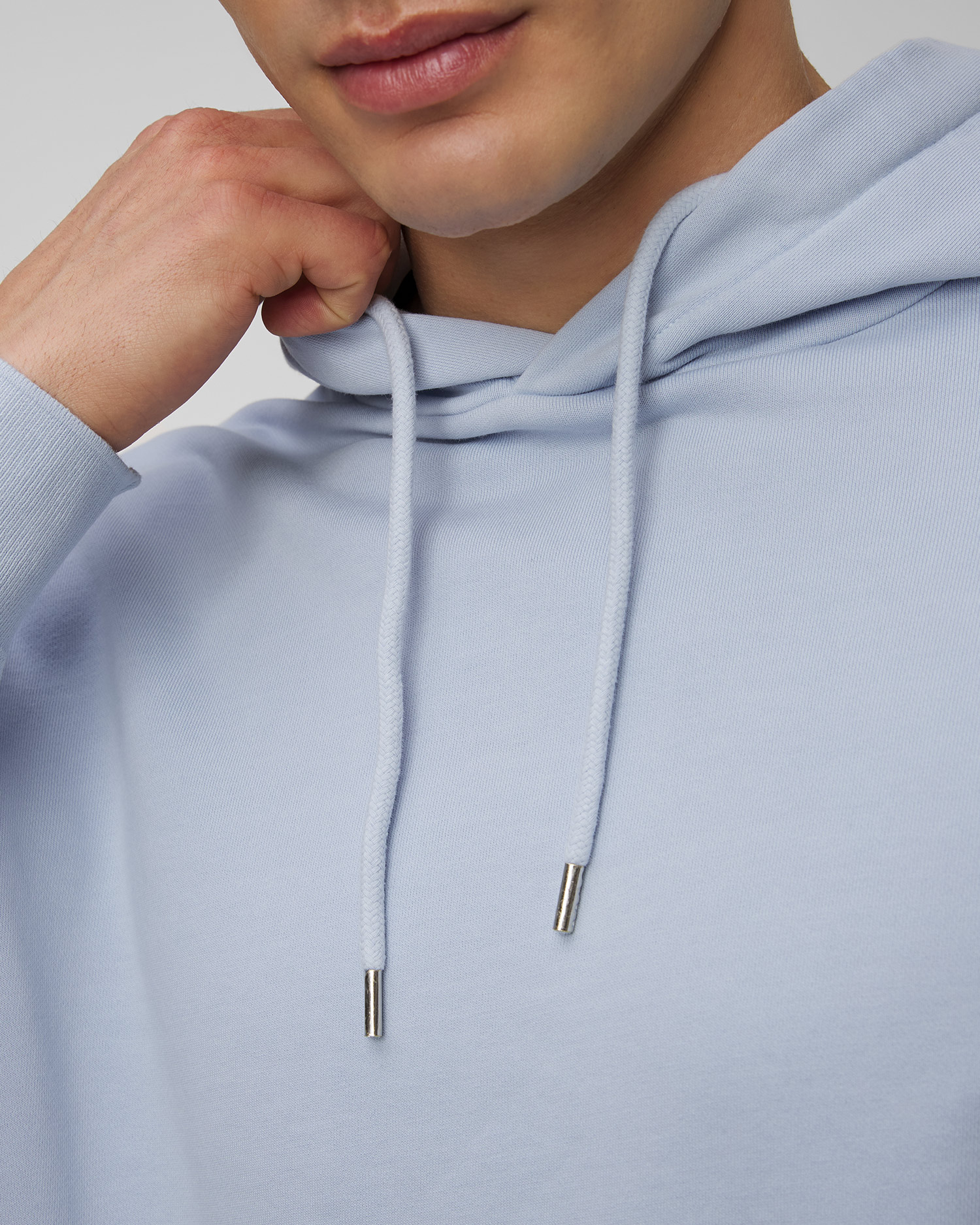 Bluza męska C.P. Company Cotton Diagonal Fleece Resist Dyed Hooded Lens niebieska