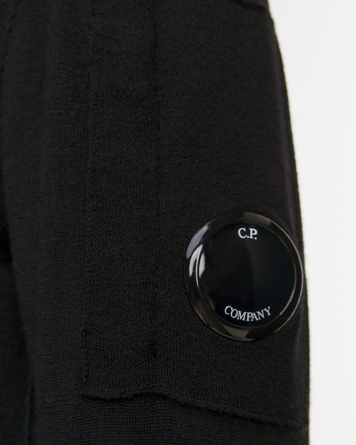 C.P. Company Extrafine Merino Wool Turtleneck Sweater Rollkragenpullover für Herren in Schwarz