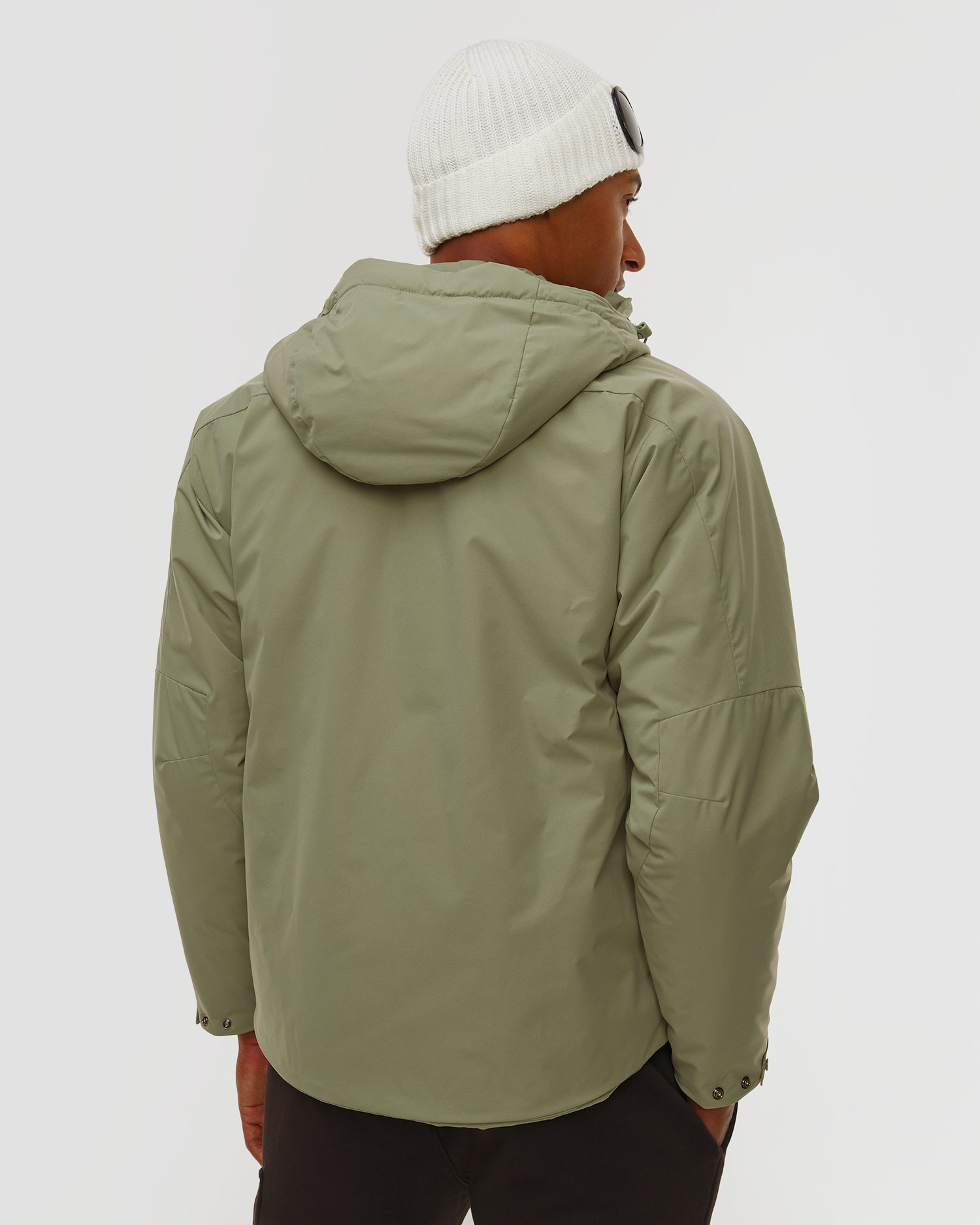 C.P. Company Pro-Tek Hooded Padded Jacket Isolierte Herrenjacke in Grün