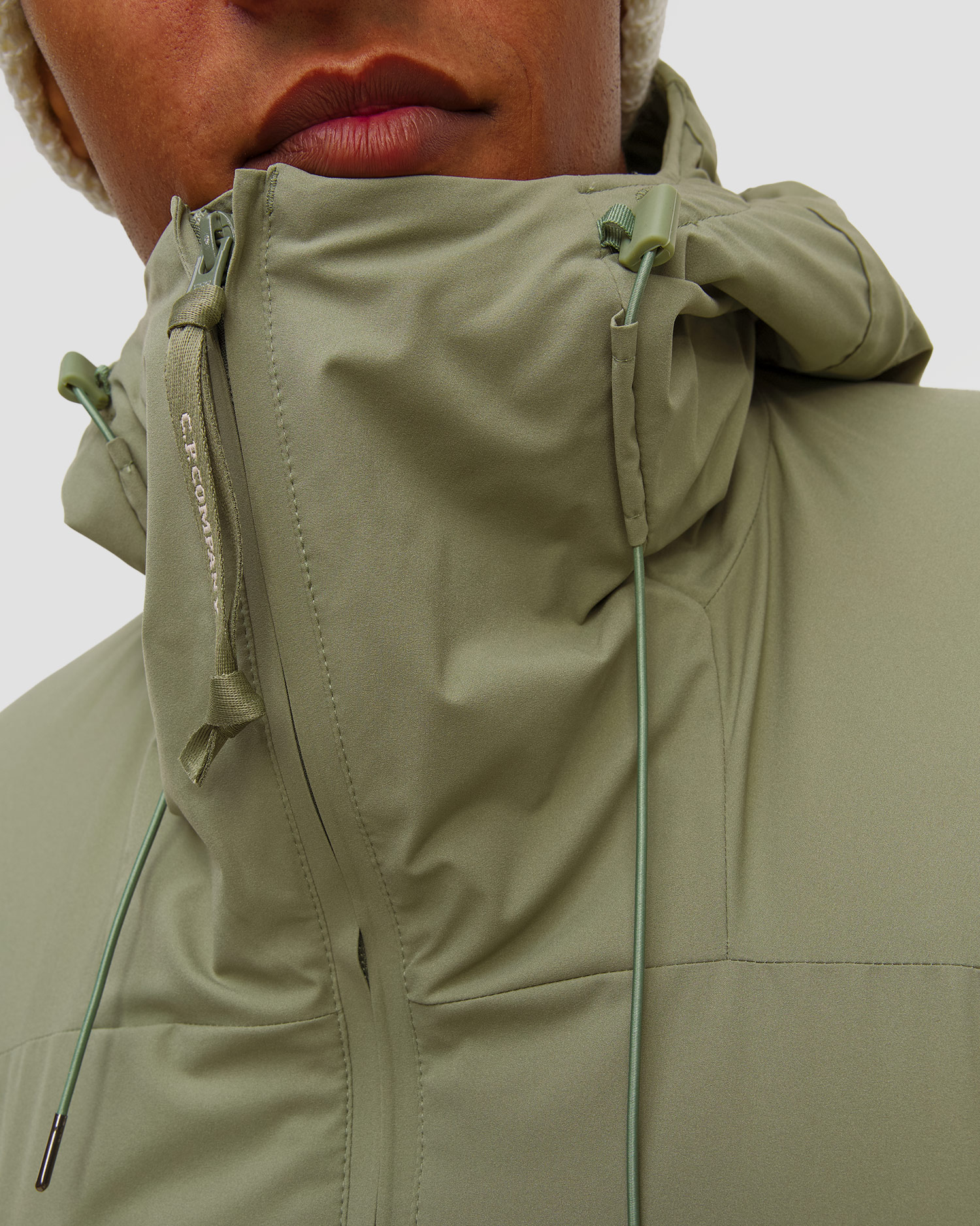 C.P. Company Pro-Tek Hooded Padded Jacket Isolierte Herrenjacke in Grün