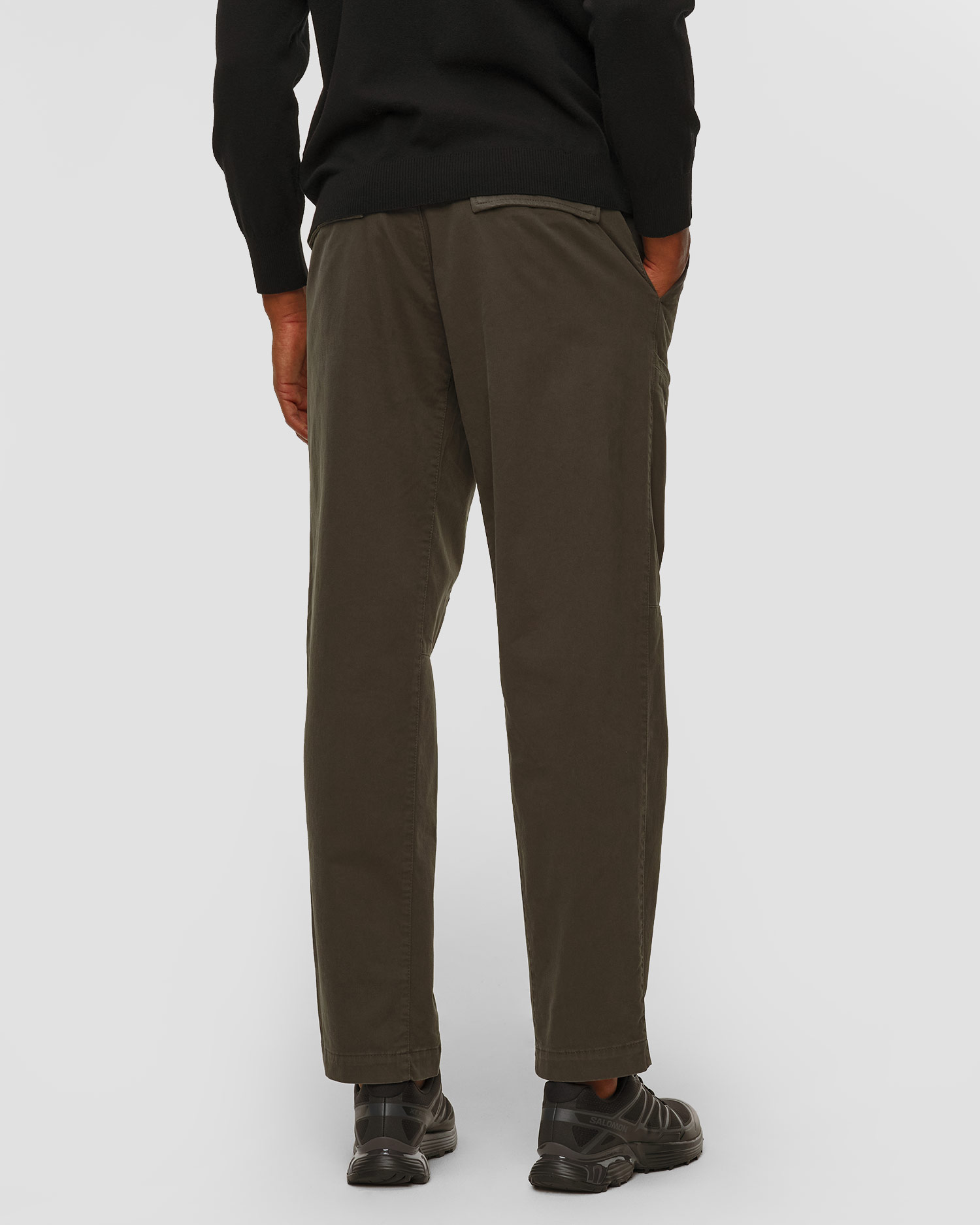 Pánske nohavice C.P. Company Stretch Sateen Loose Cargo Pants sivé