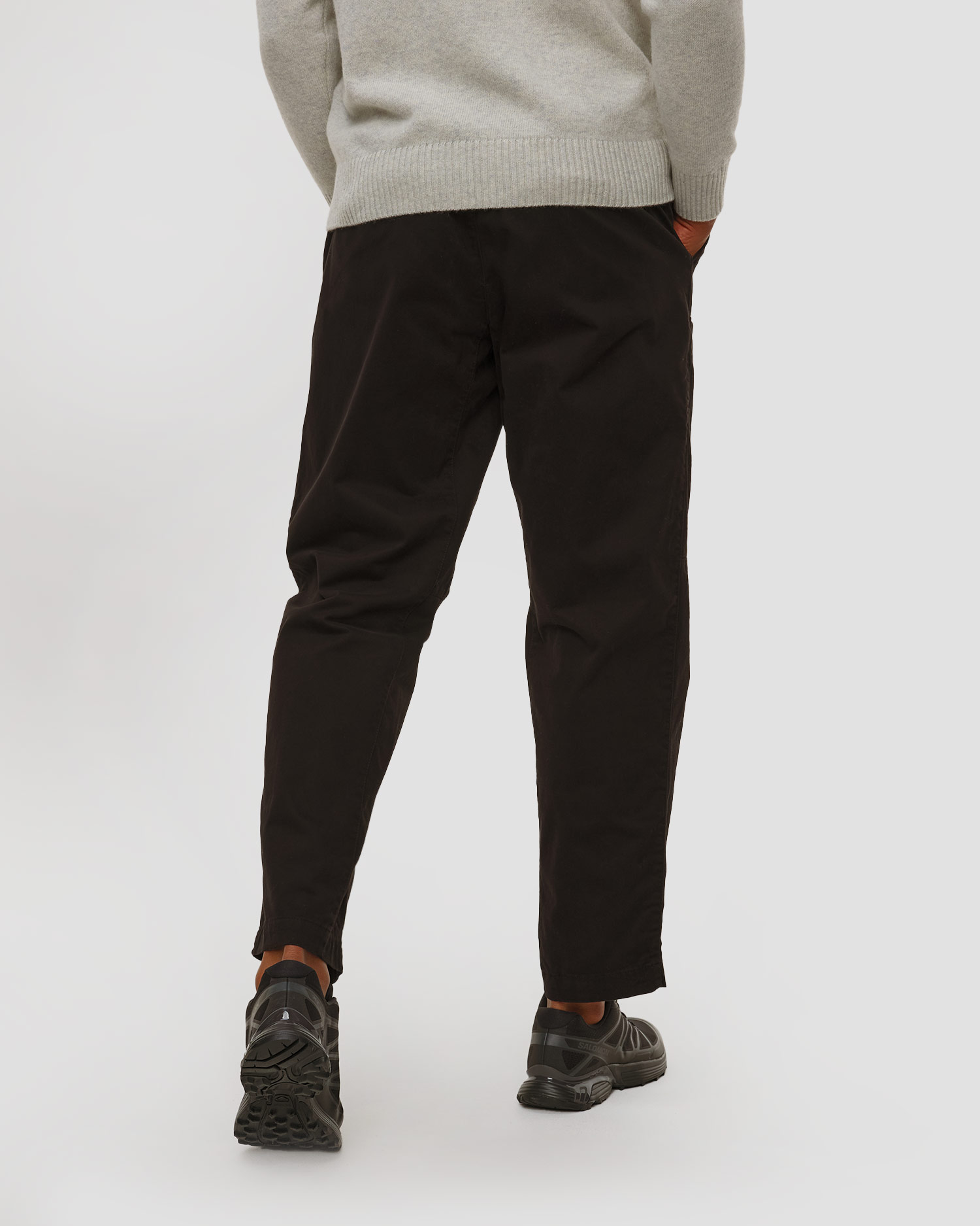 Pánske nohavice C.P. Company Stretch Sateen Loose Cargo Pants čierne