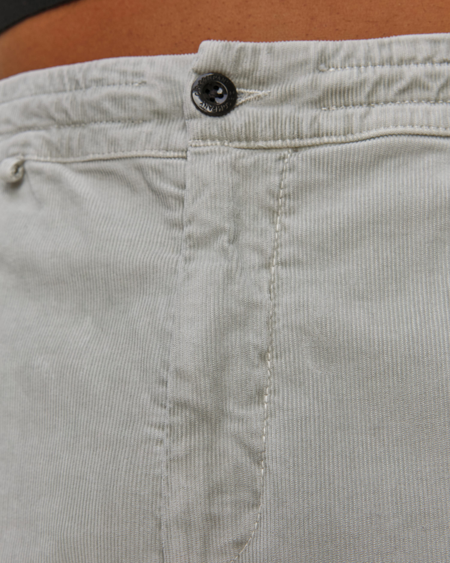 Pánske manšestrové nohavice C.P. Company Lens Cargo Pants sivé