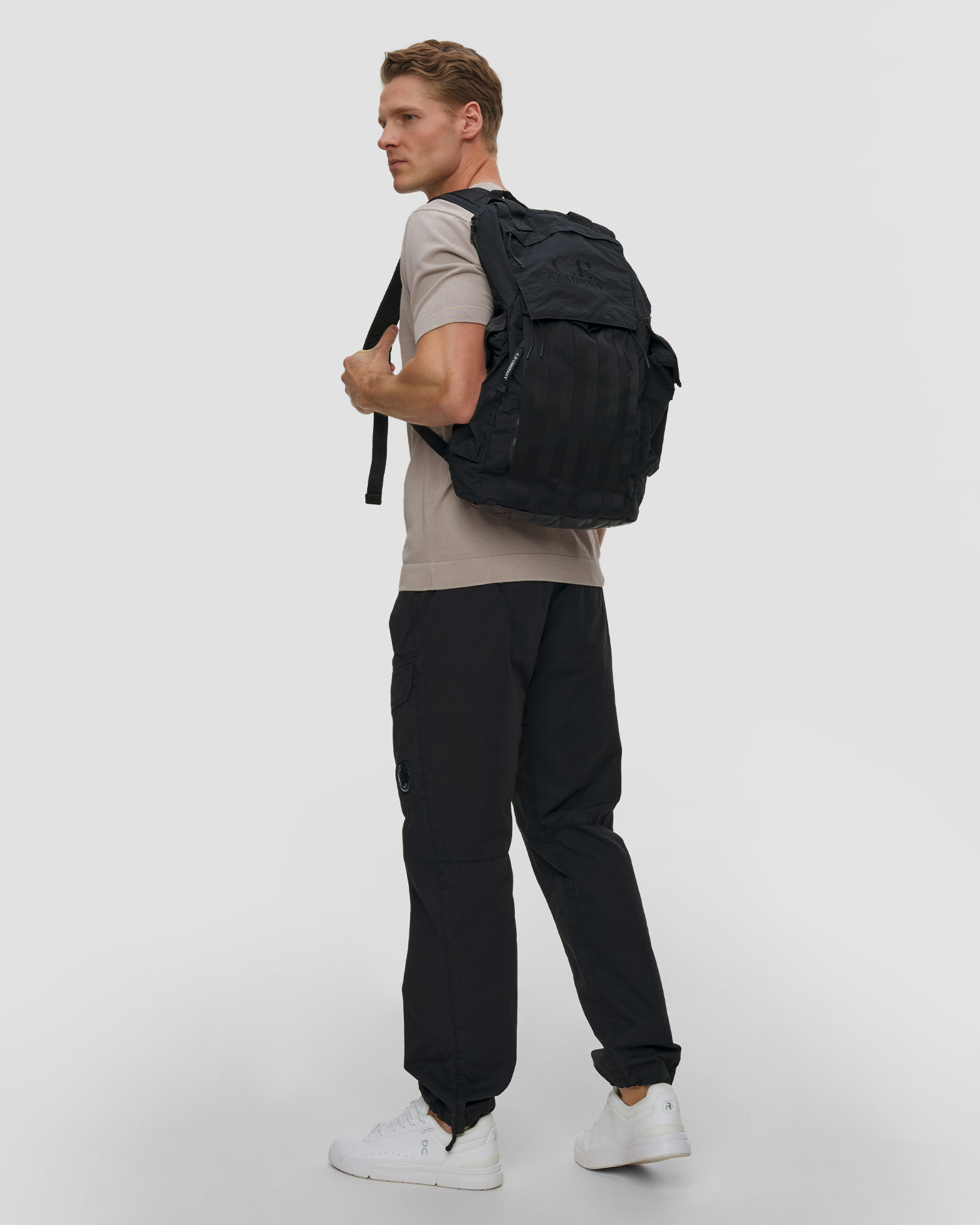 Plecak męski C.P. Company Plain Paper Touch Mixed Backpack