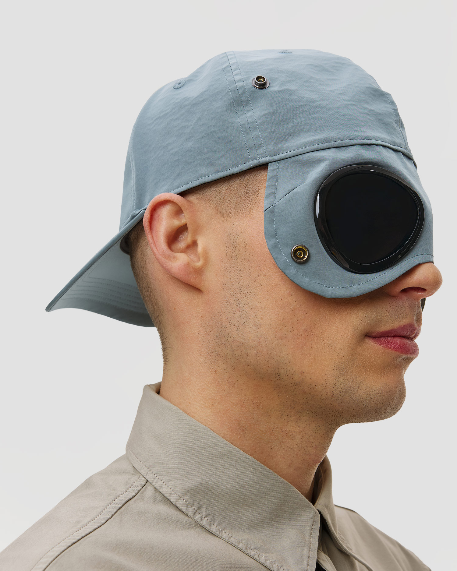 Czapka z daszkiem męska C.P. Company Chrome-R Goggle Cap