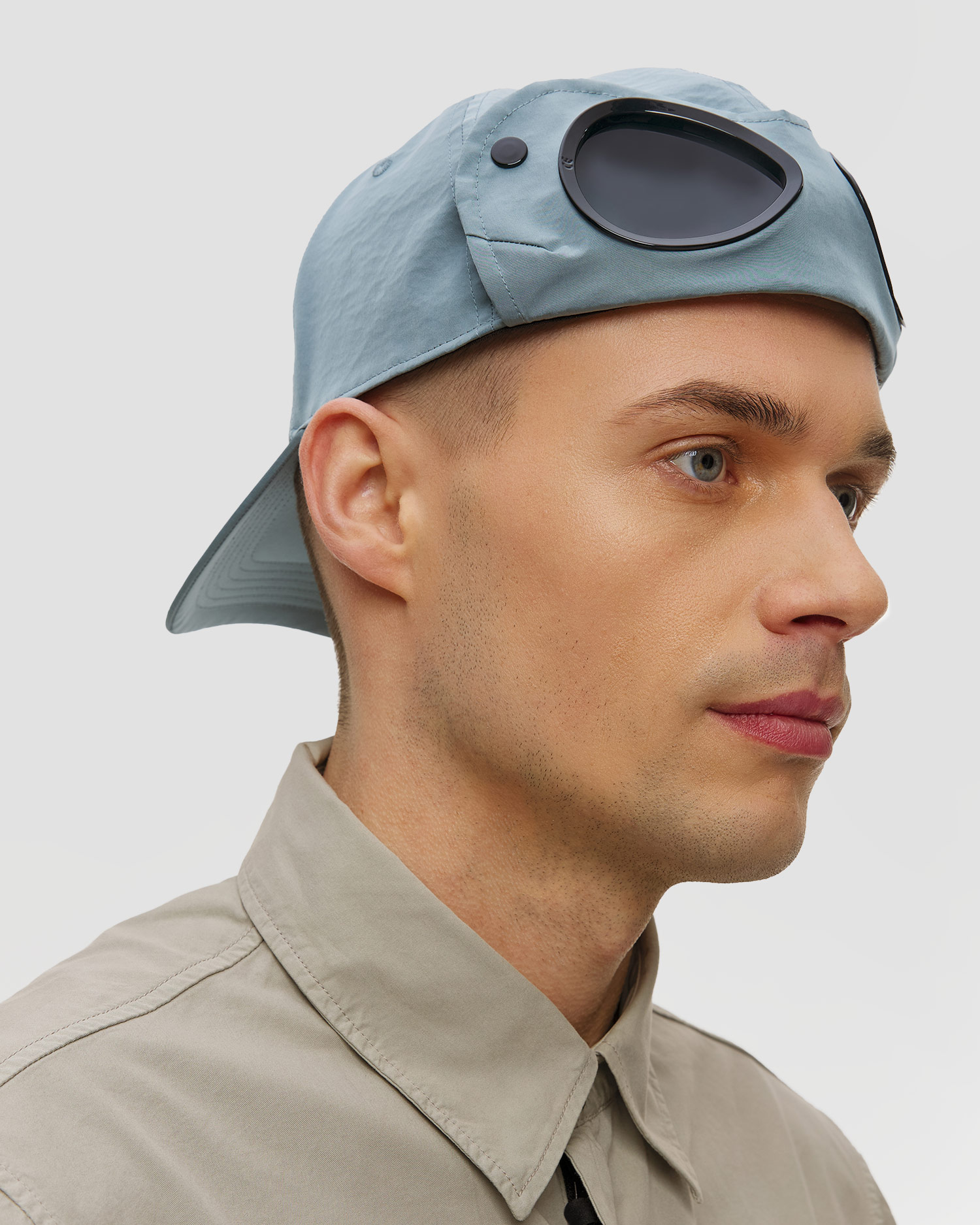 Czapka z daszkiem męska C.P. Company Chrome-R Goggle Cap