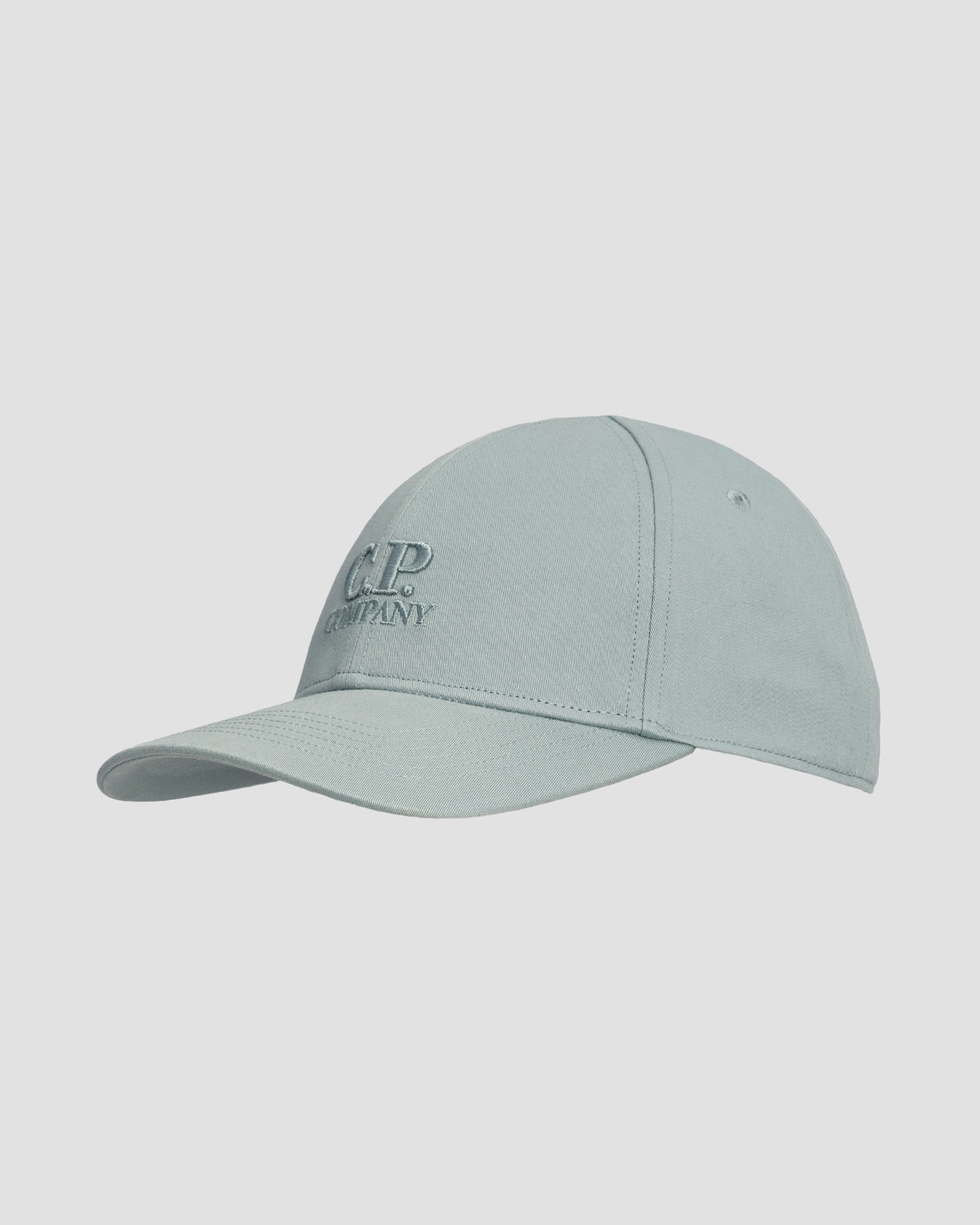 Men's cap C.P. Company Gabardine Logo Cap, Color/Pattern: Niebieski,Szary