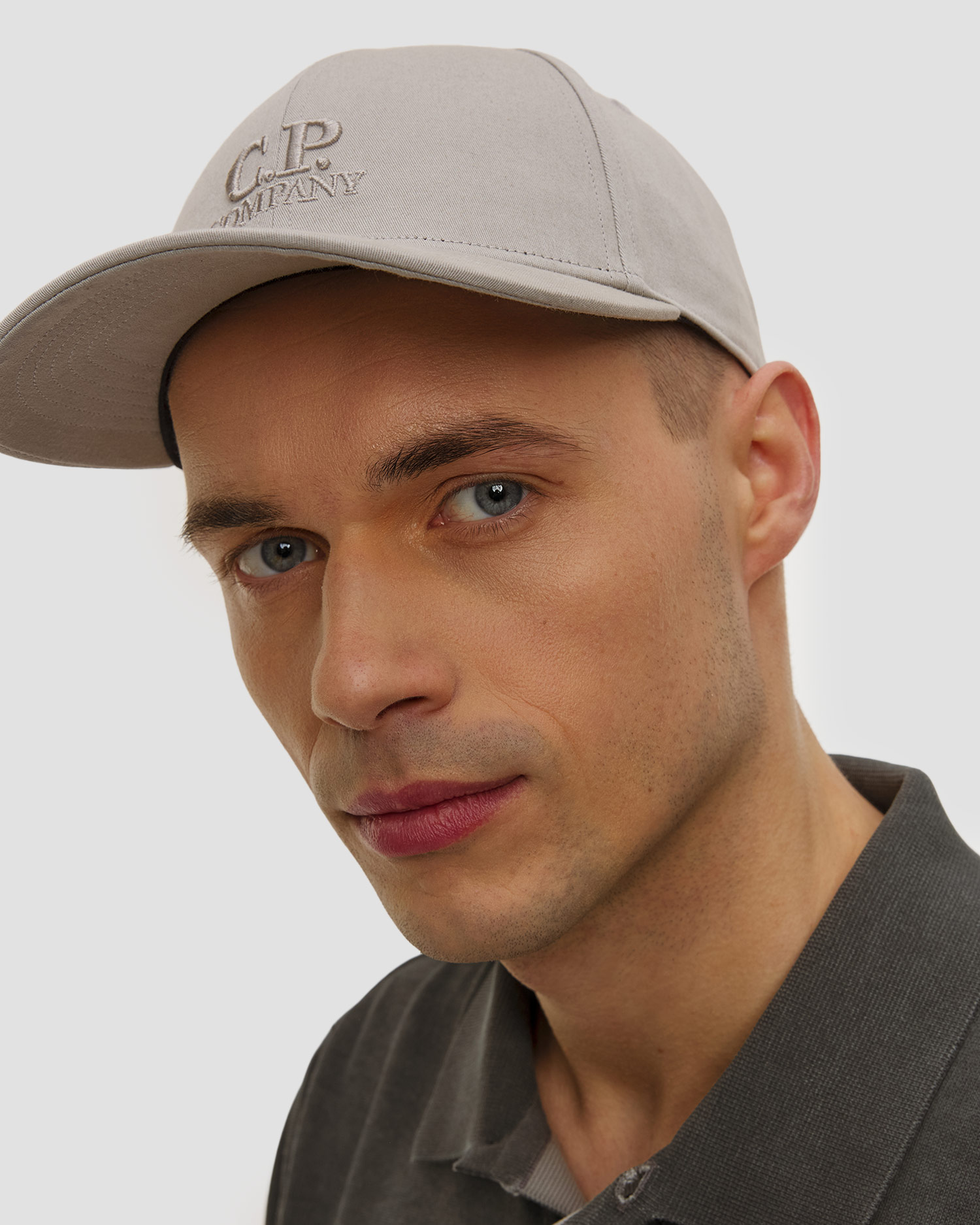 Men's C.P. Company Gabardine Logo Cap