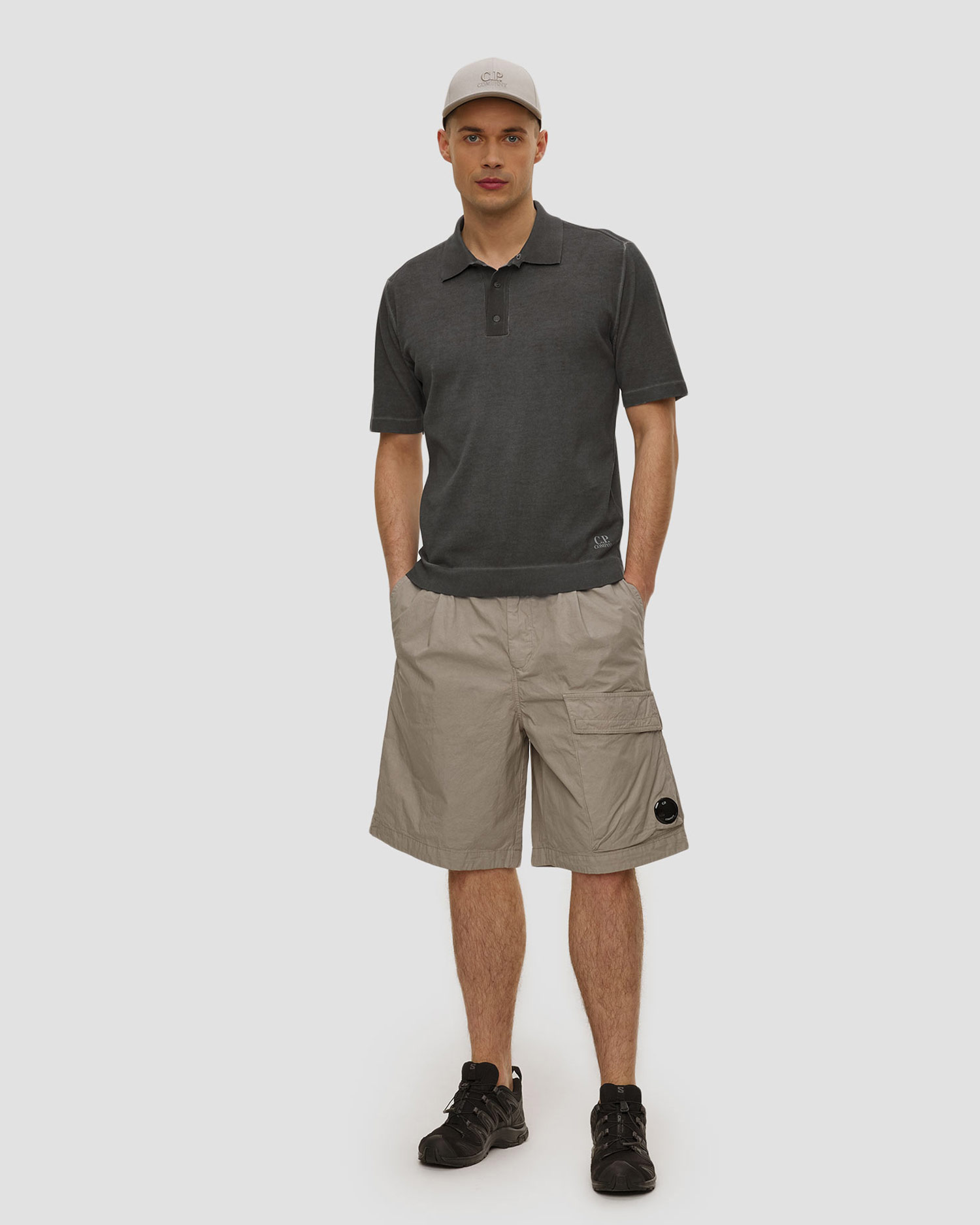 Shorts da uomo C.P. Company Micro-Reps Boxy Lens Shorts