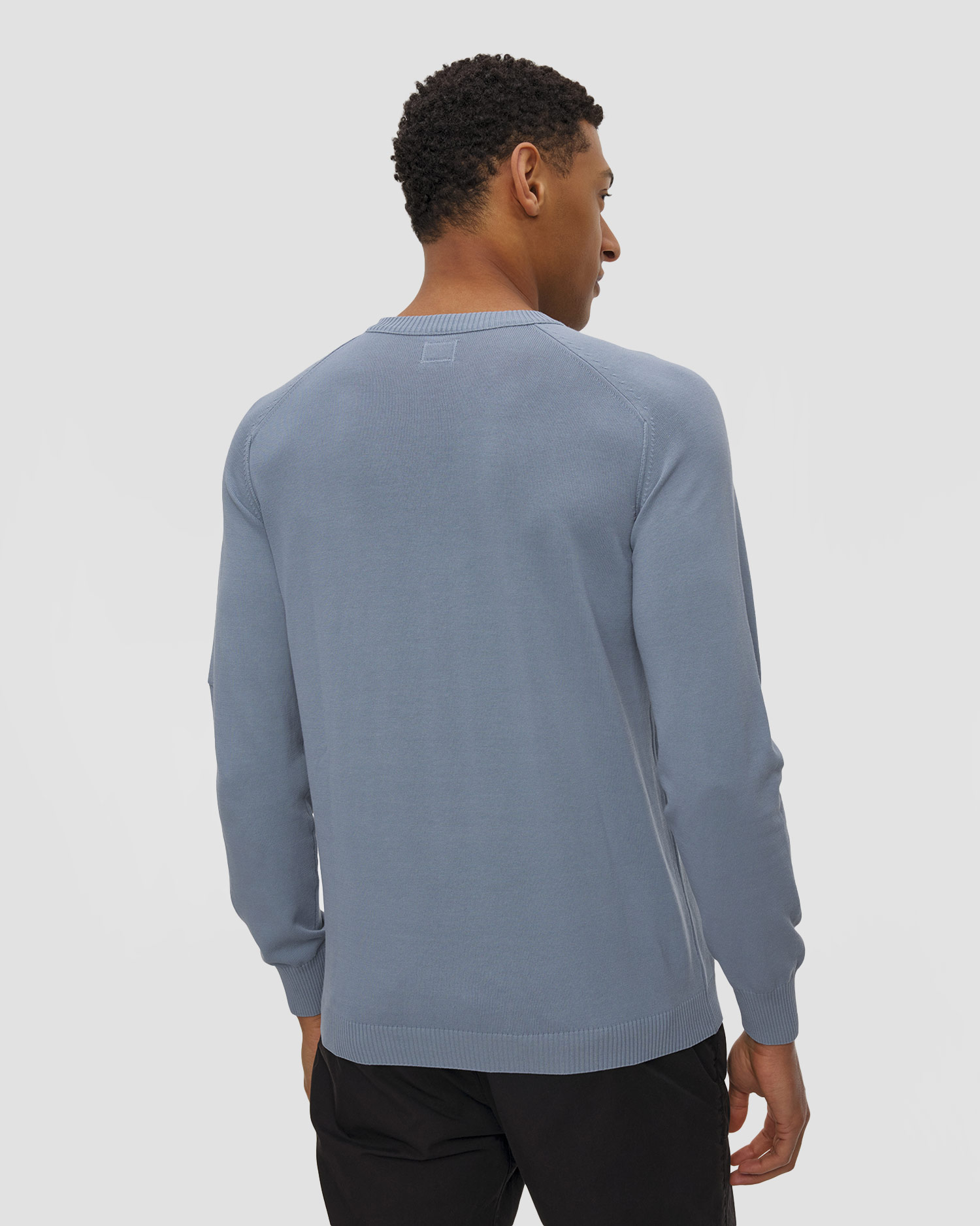 Pánský svetr C.P. Company Cotton Crepe Crewneck Lens Sweater