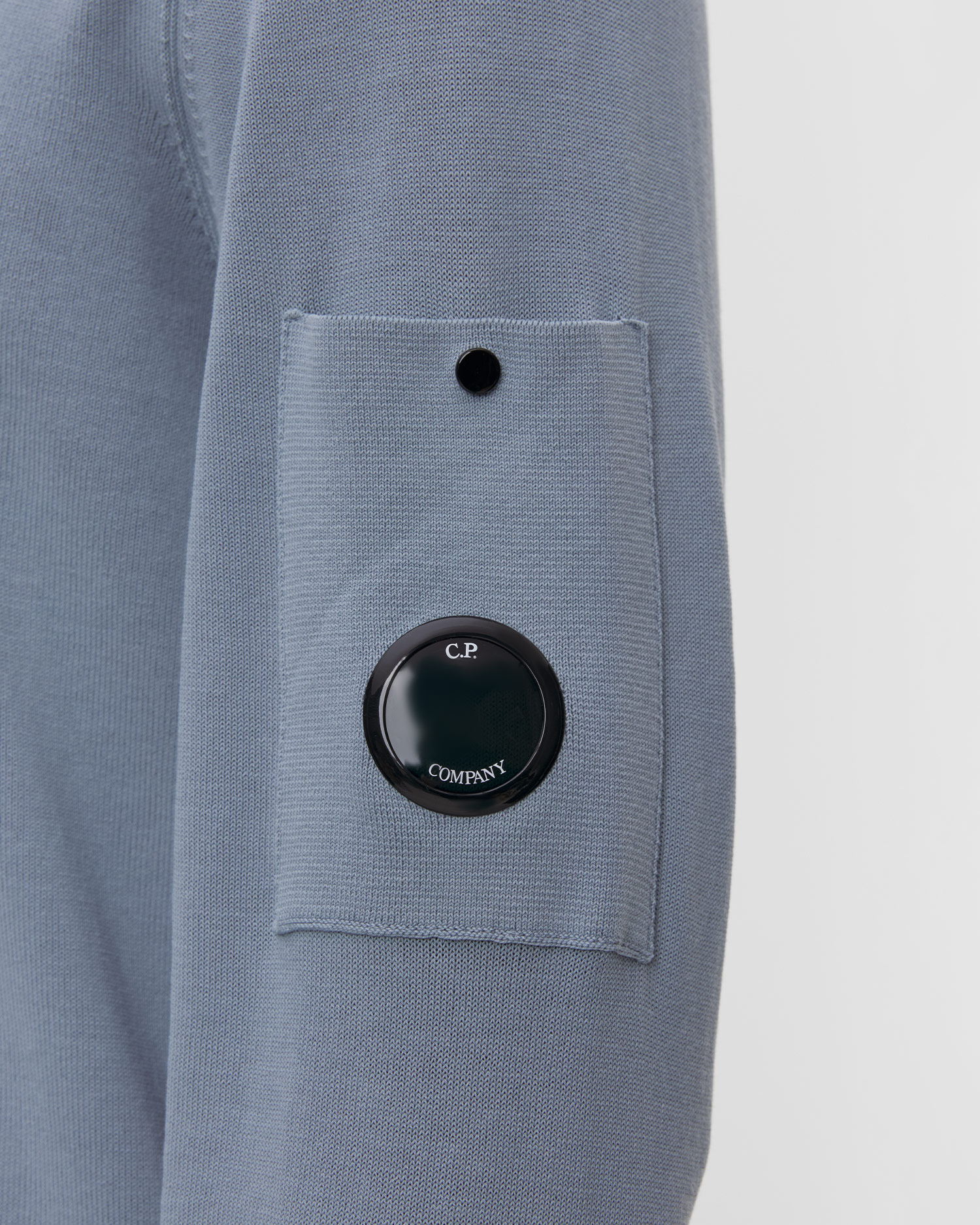 Pánský svetr C.P. Company Cotton Crepe Crewneck Lens Sweater