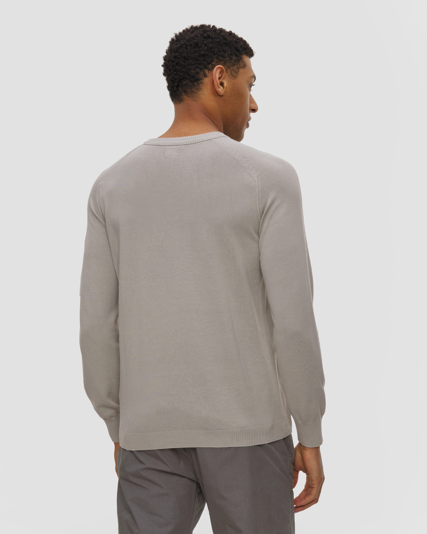 Pánský svetr C.P. Company Cotton Crepe Crewneck Lens Sweater